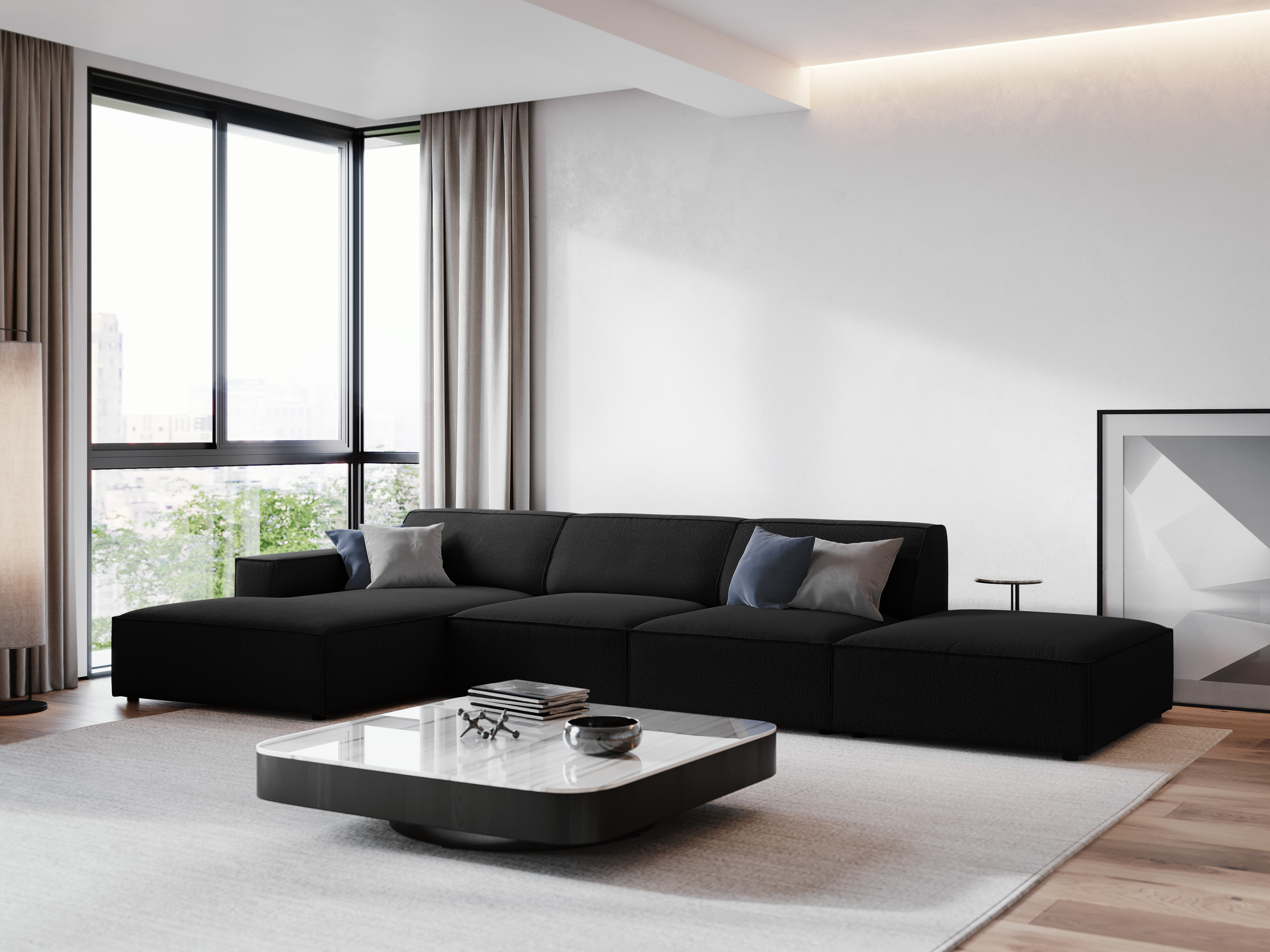 Stūra dīvāns Lomcalu 109 (Megan 368)