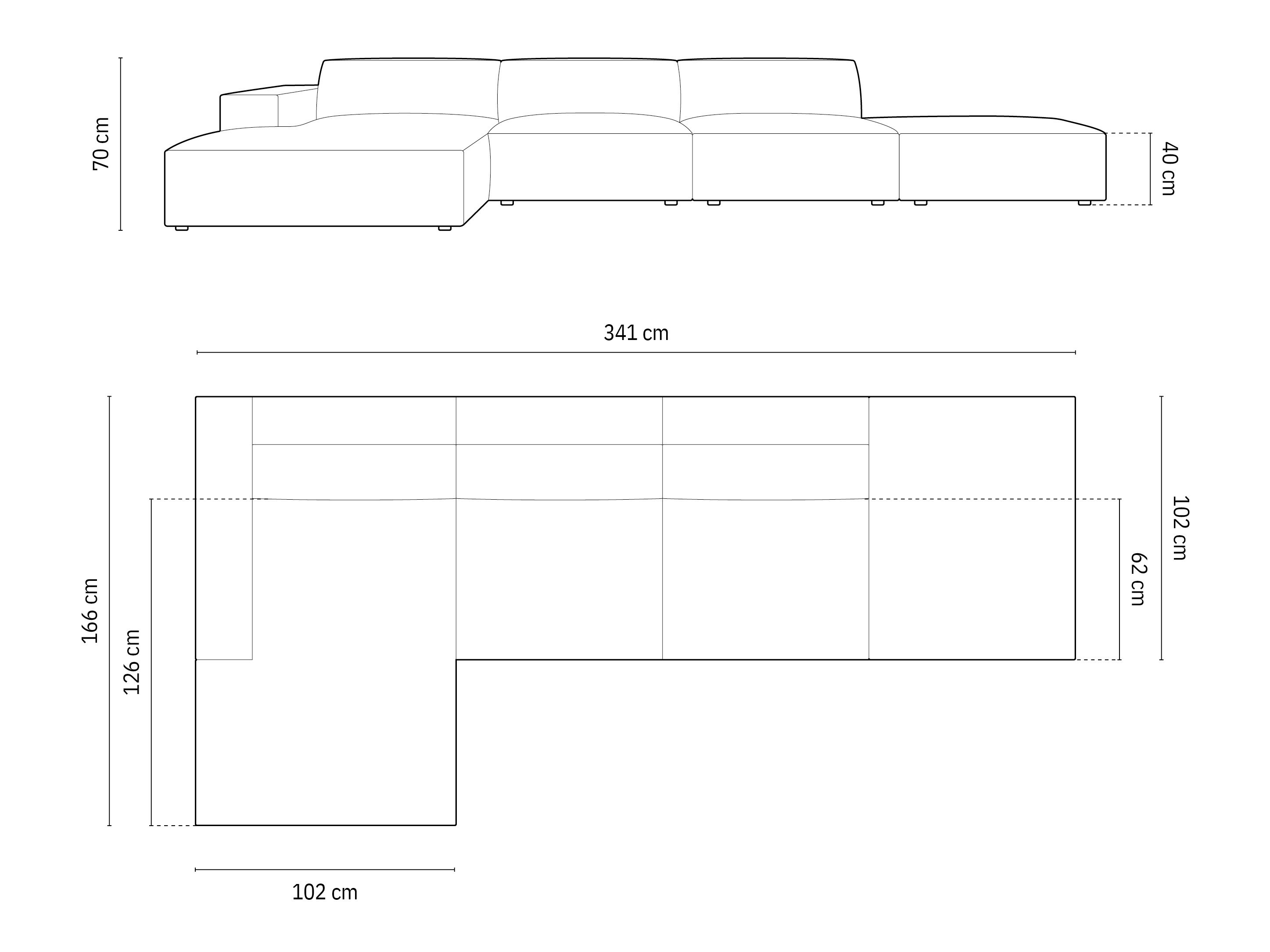 Угловой диван Lomcalu 109 (Bluvel 14)