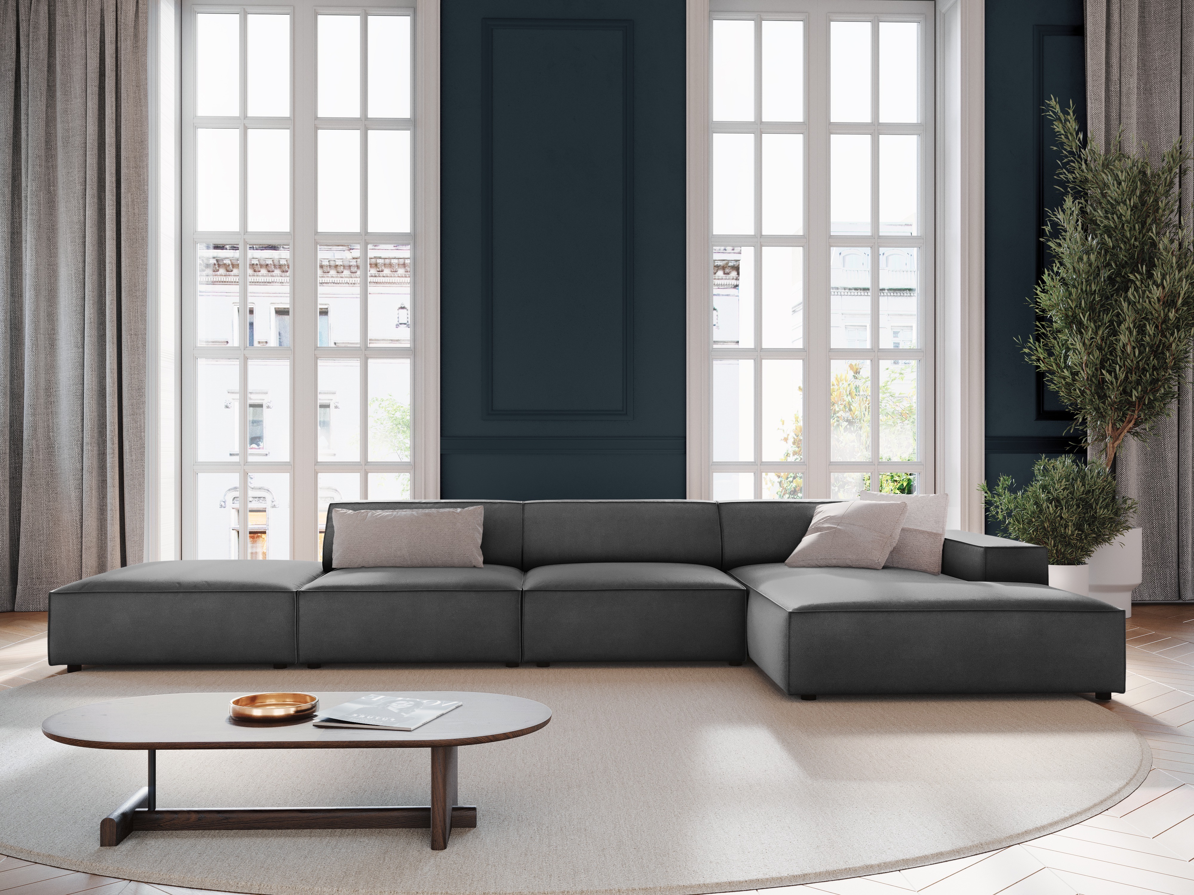 Угловой диван Lomcalu 109 (Bluvel 14)