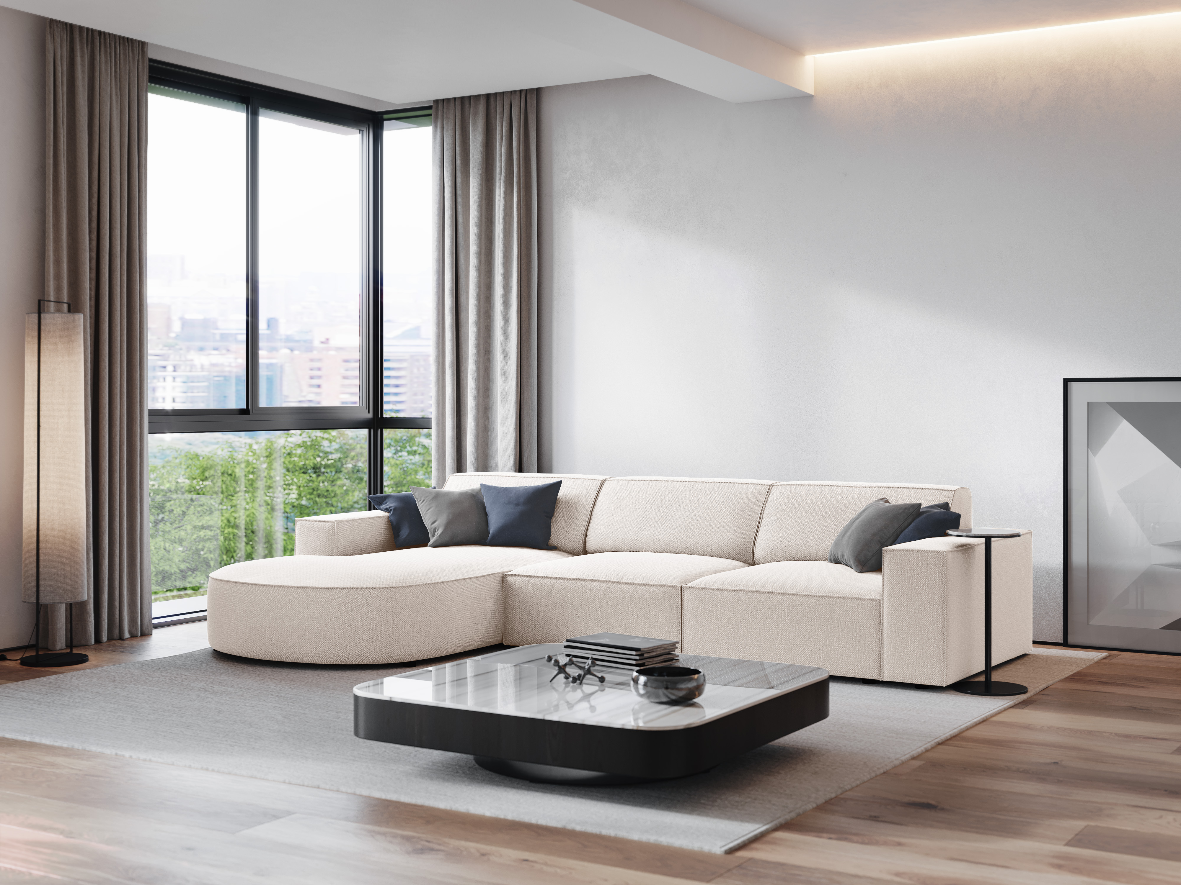 Stūra dīvāns Lomcalu 112 (Megan 351)