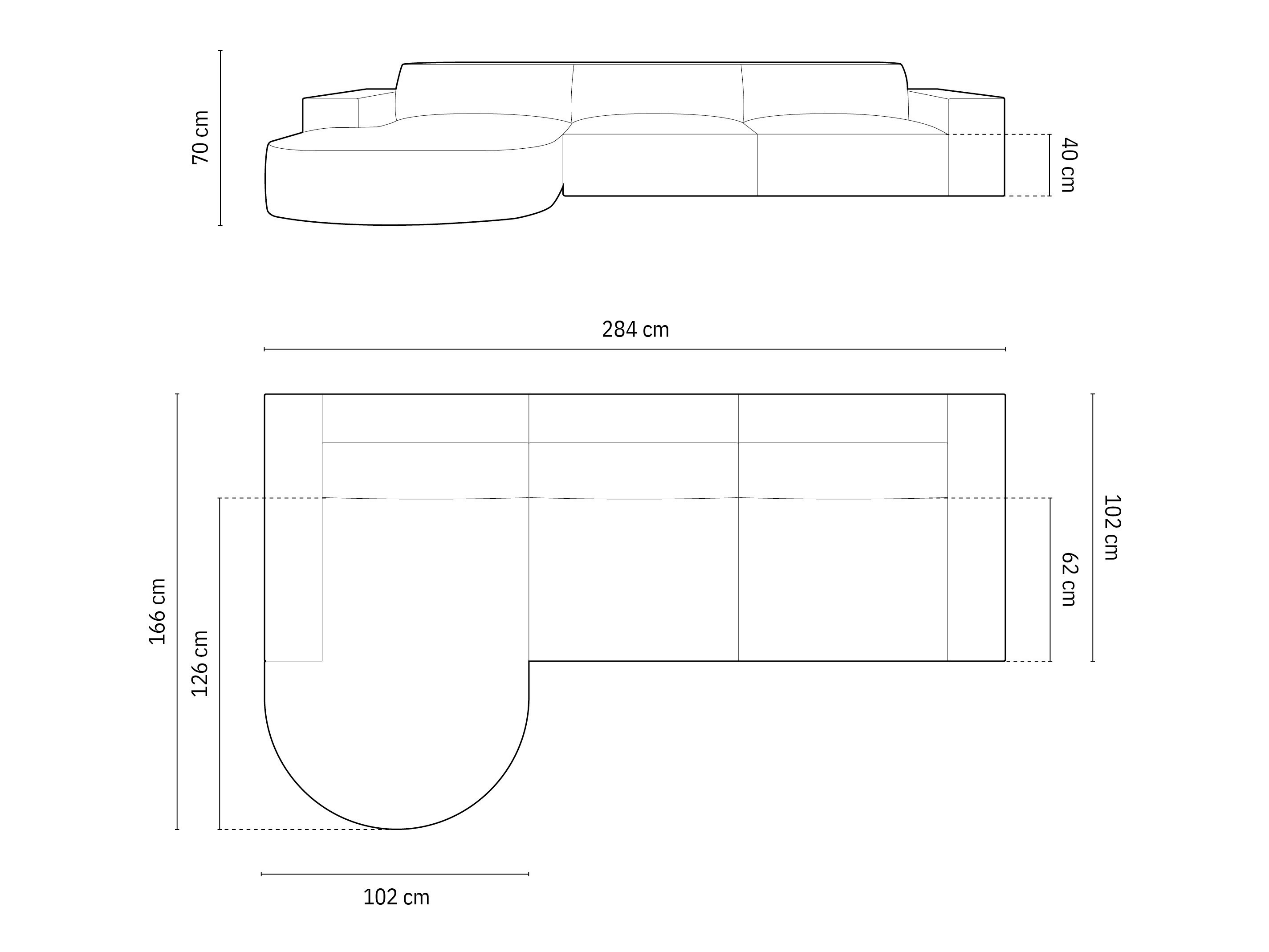 Stūra dīvāns Lomcalu 112 (Megan 363)