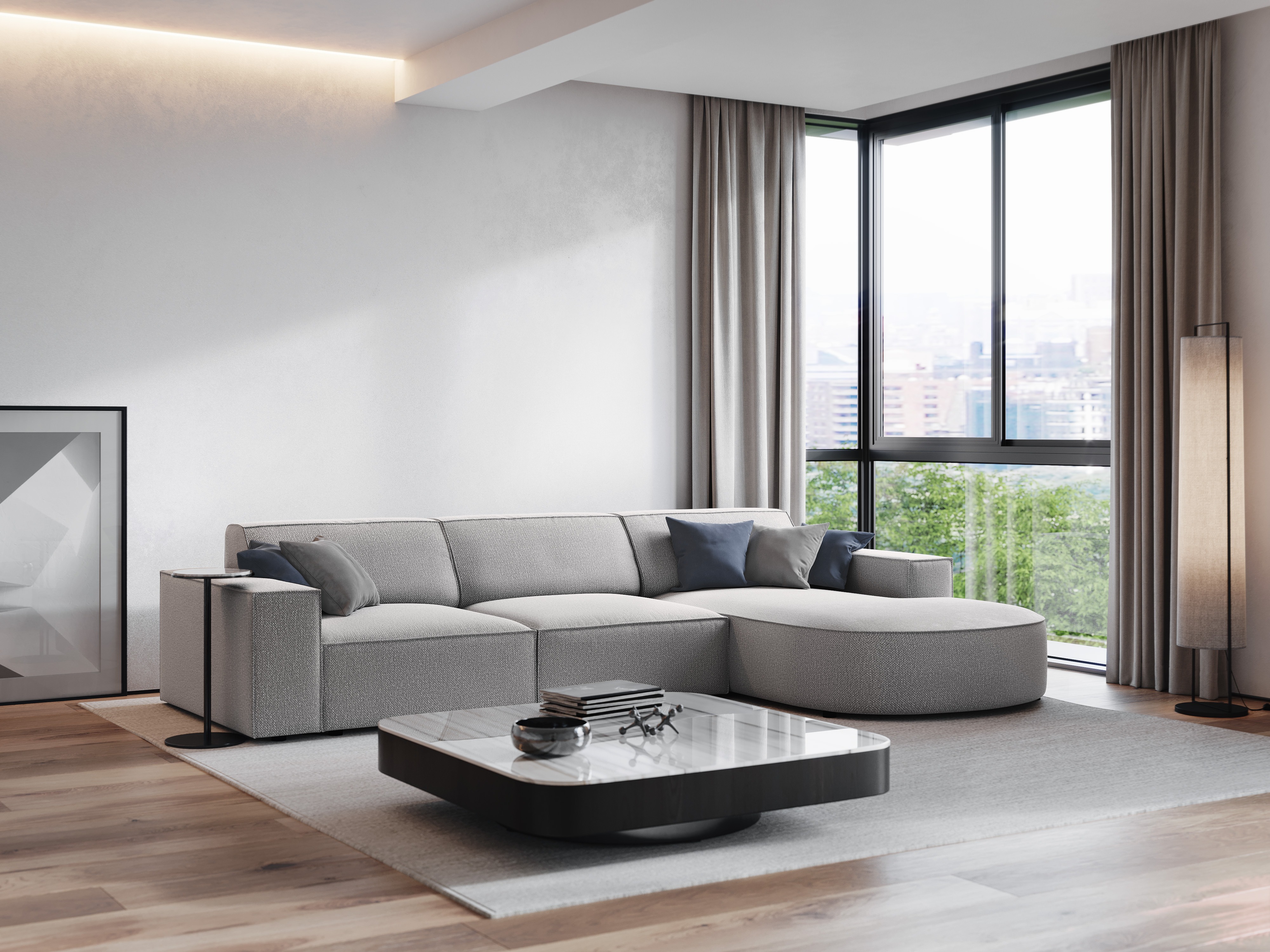 Stūra dīvāns Lomcalu 112 (Megan 363)