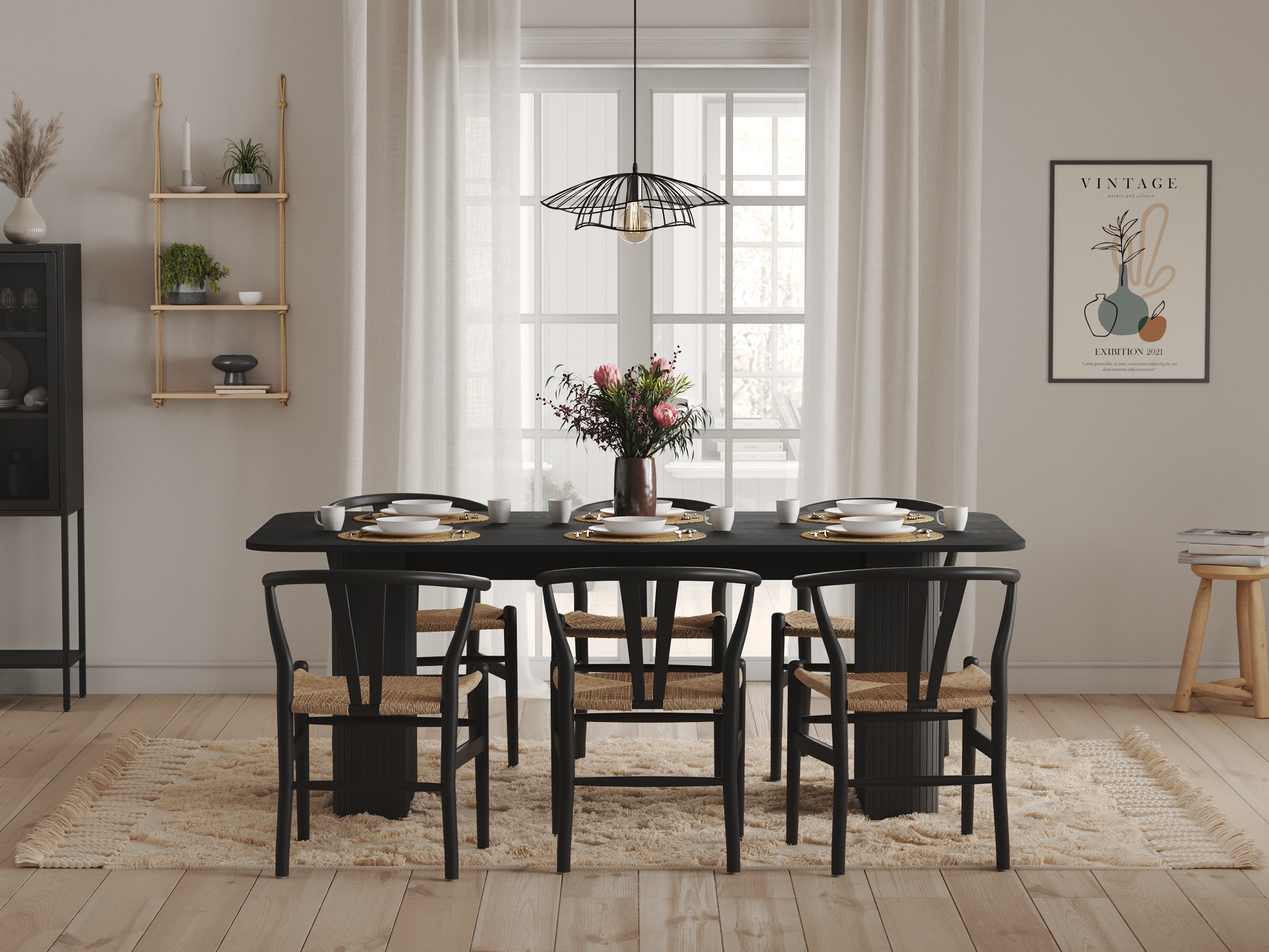 Cтол Evarleva 120 (Чёрный)