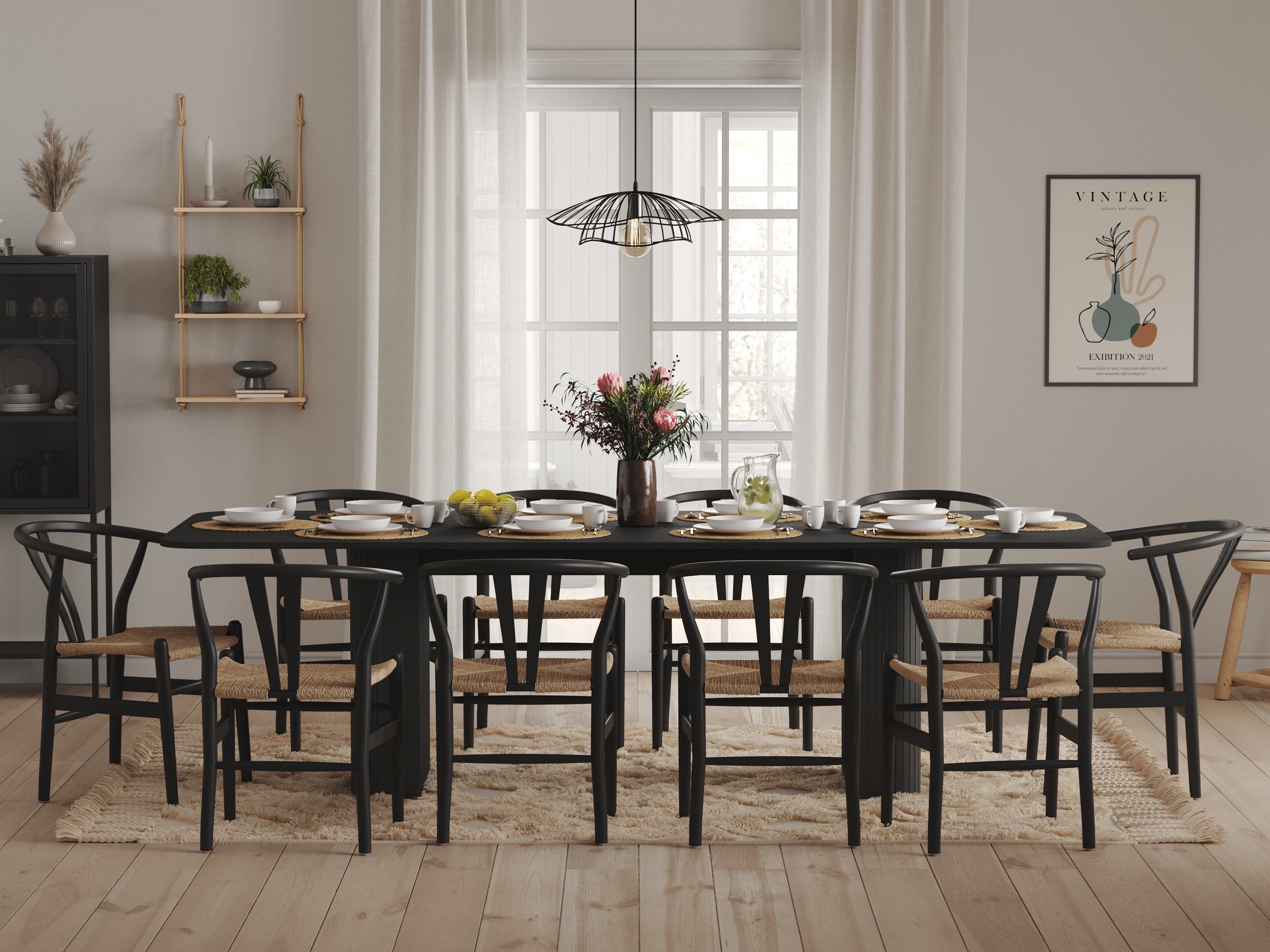 Cтол Evarleva 120 (Чёрный)