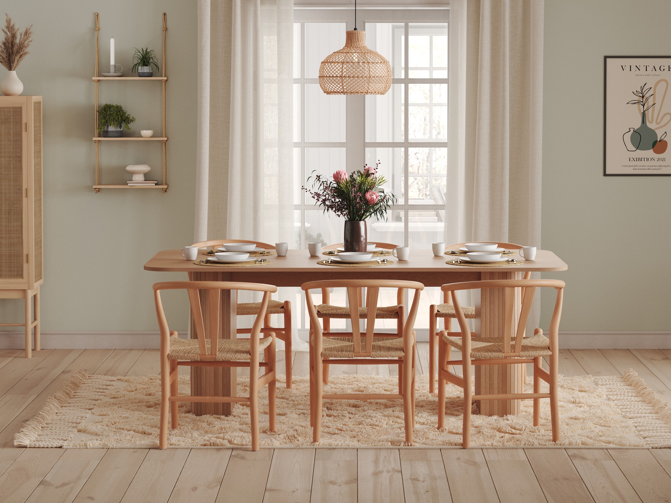 Cтол Evarleva 120 (Светло-коричневый)