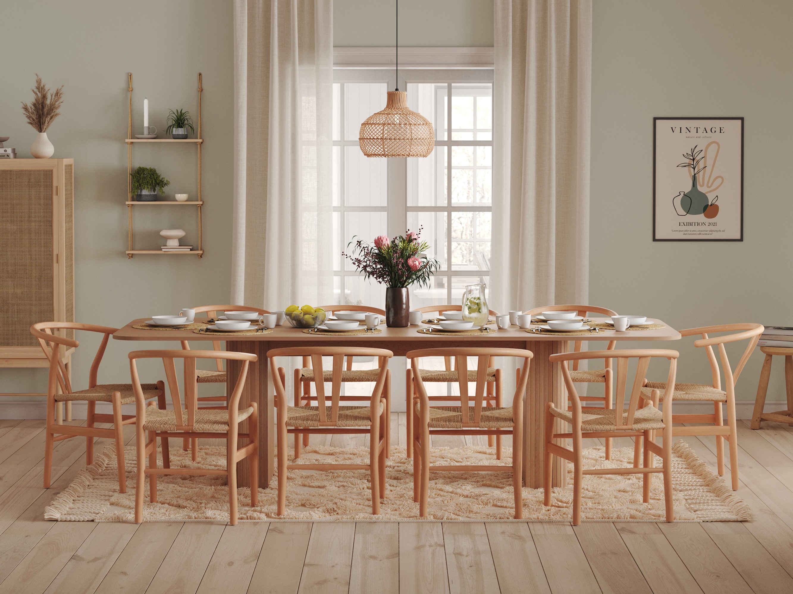 Cтол Evarleva 120 (Светло-коричневый)