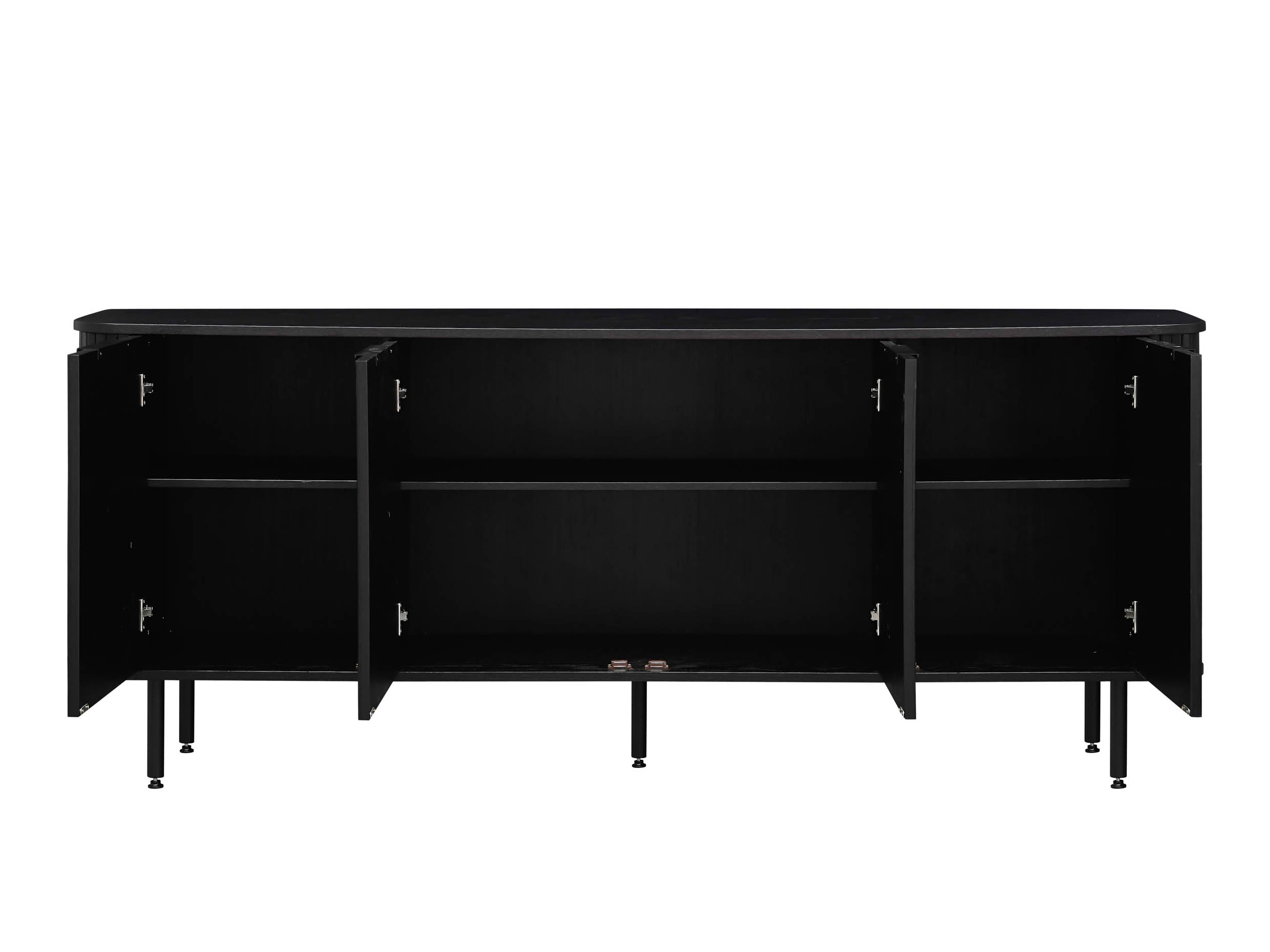 Skapis Evarleva 116 (Melns)