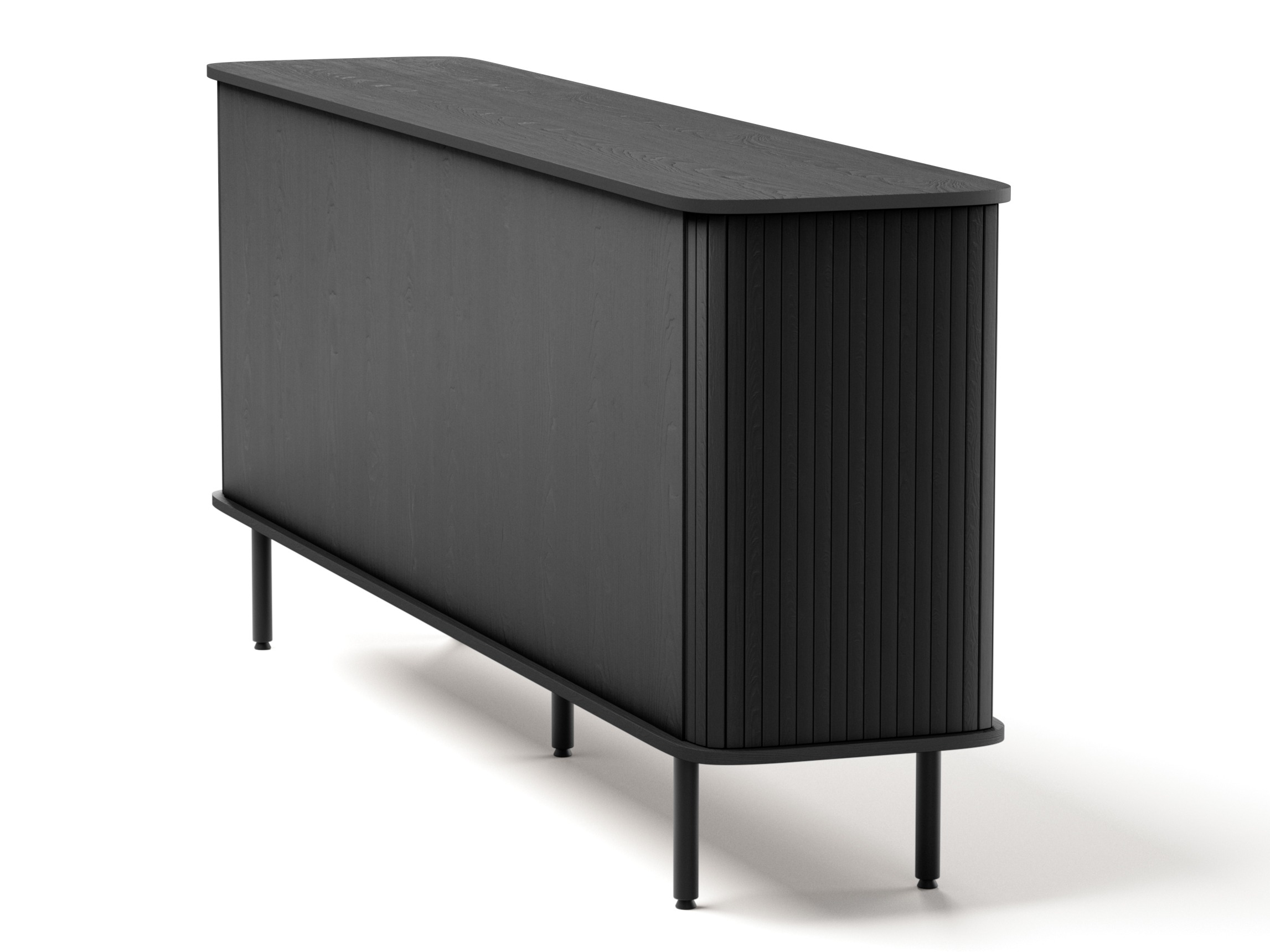 Skapis Evarleva 116 (Melns)