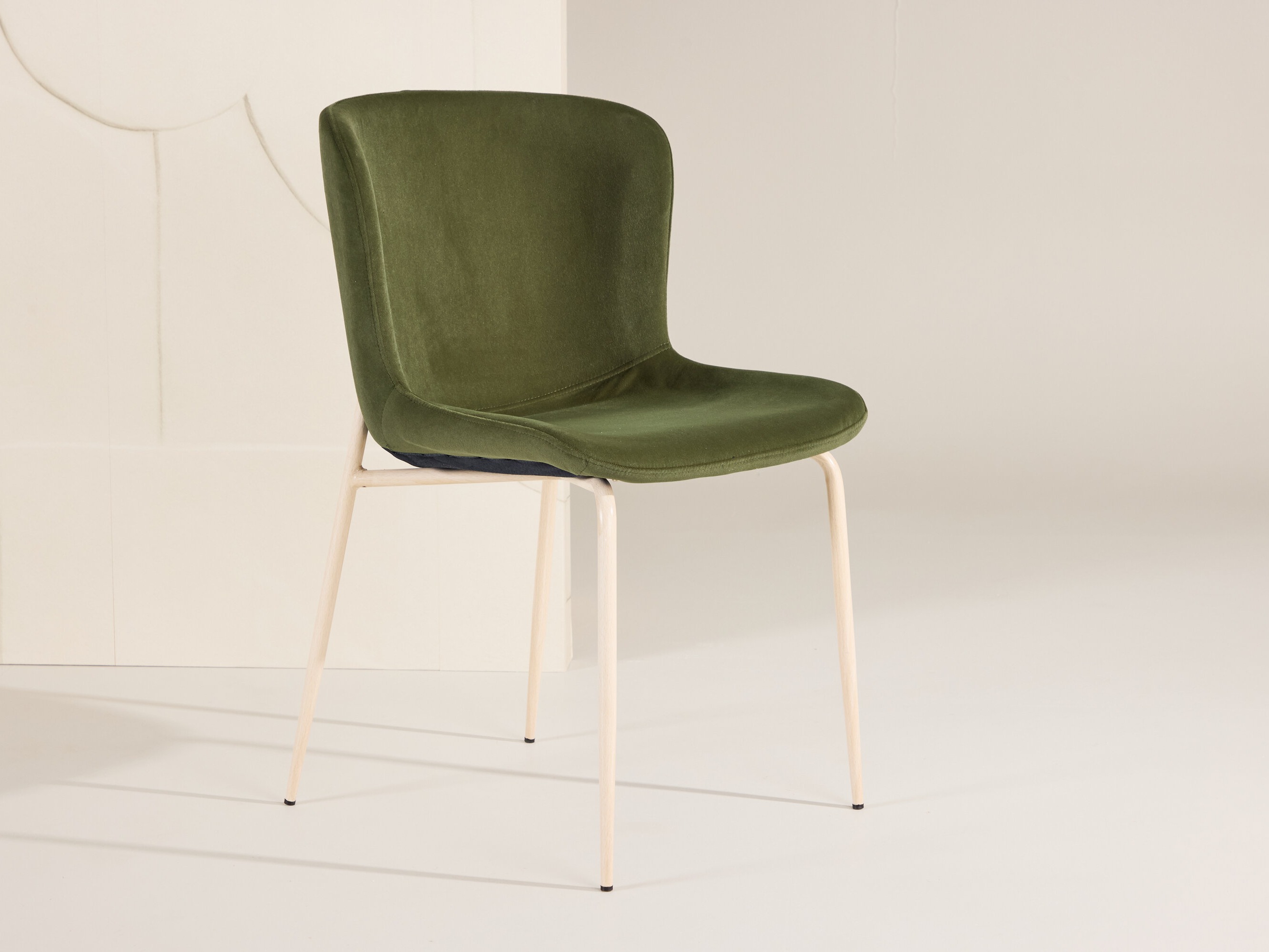 Стул Dallas 3214 (Зелёный + Светло-коричневый)