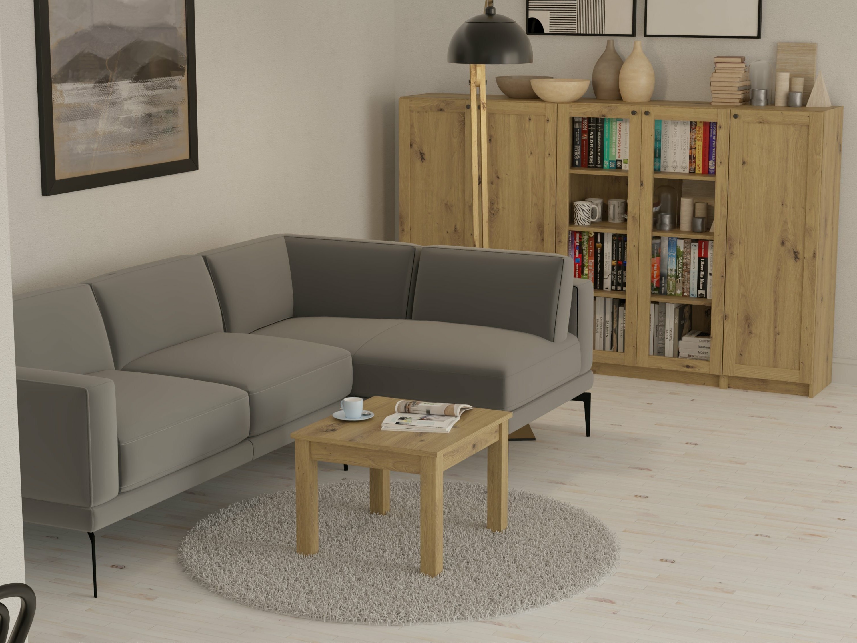 Žurnālu galdiņš Bristol 225 (Artisan ozols)