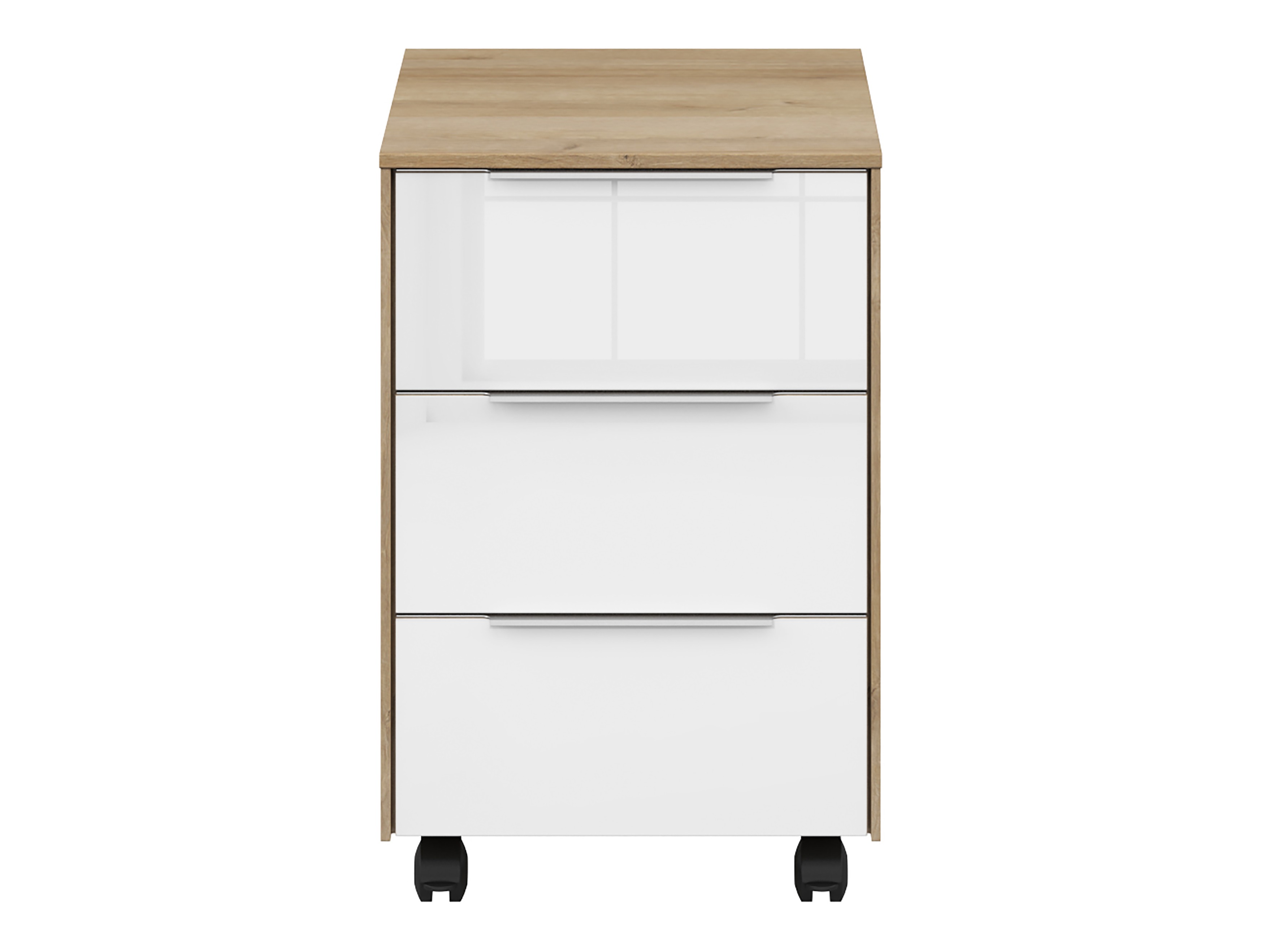 Atvilktņu bloks Tentoru 108 (Riviera ozols + Glancēts balts)