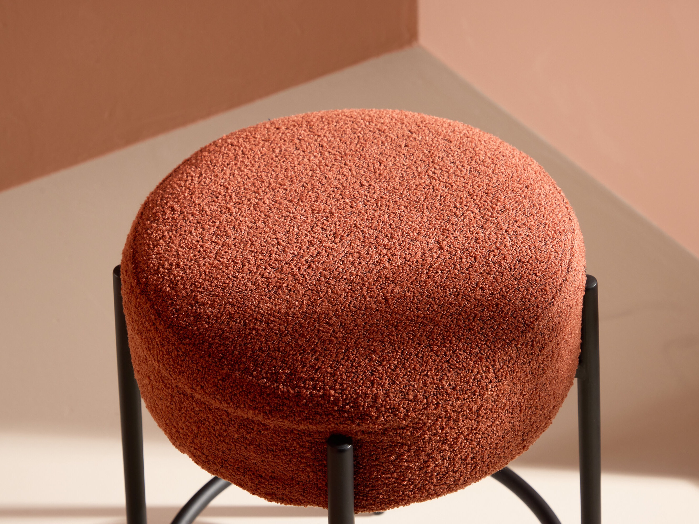 Барный стул Dallas 4891 (Чёрный + Красный)