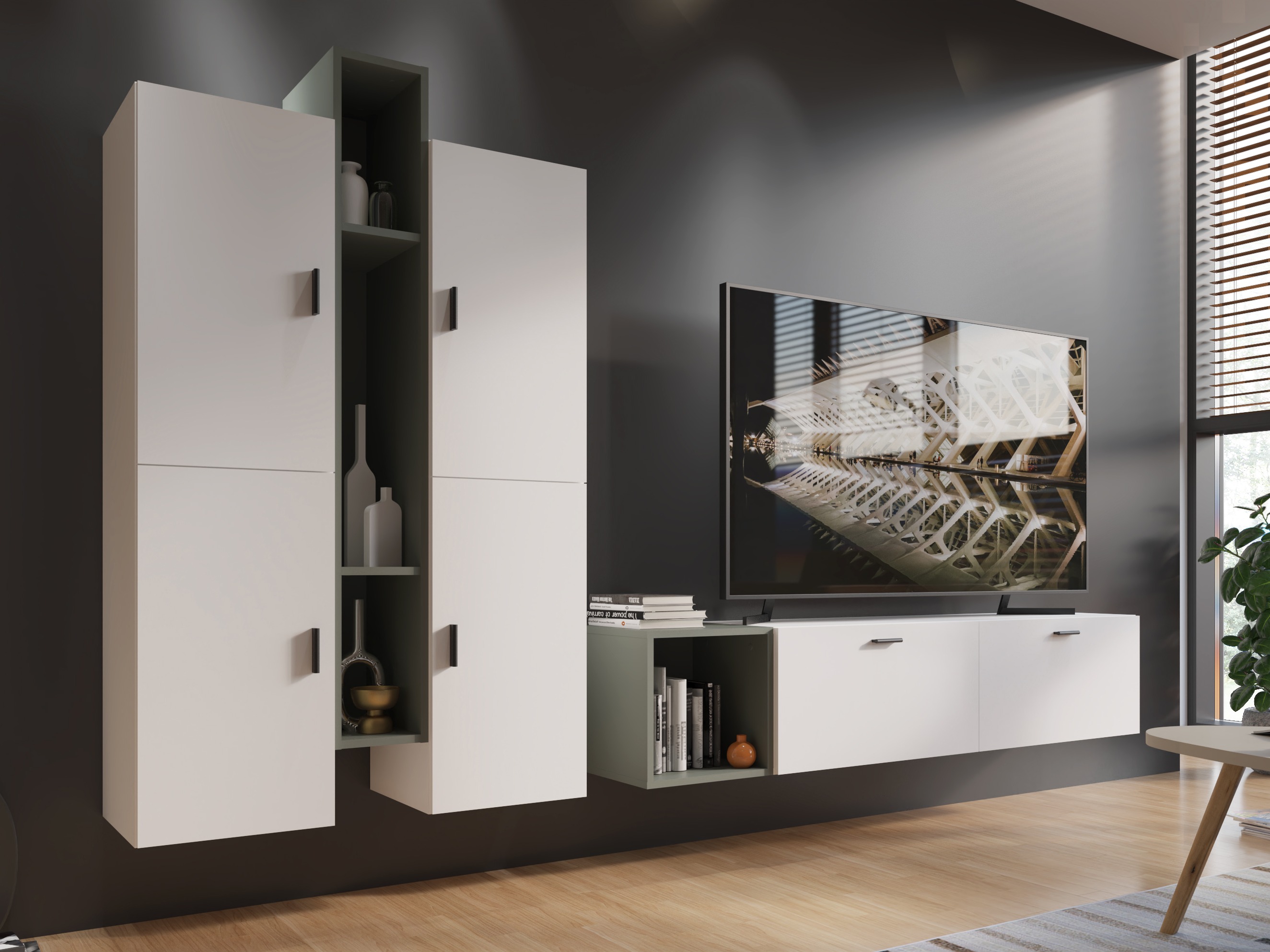 Настенная полка Virnolu 100 (Зелёный)