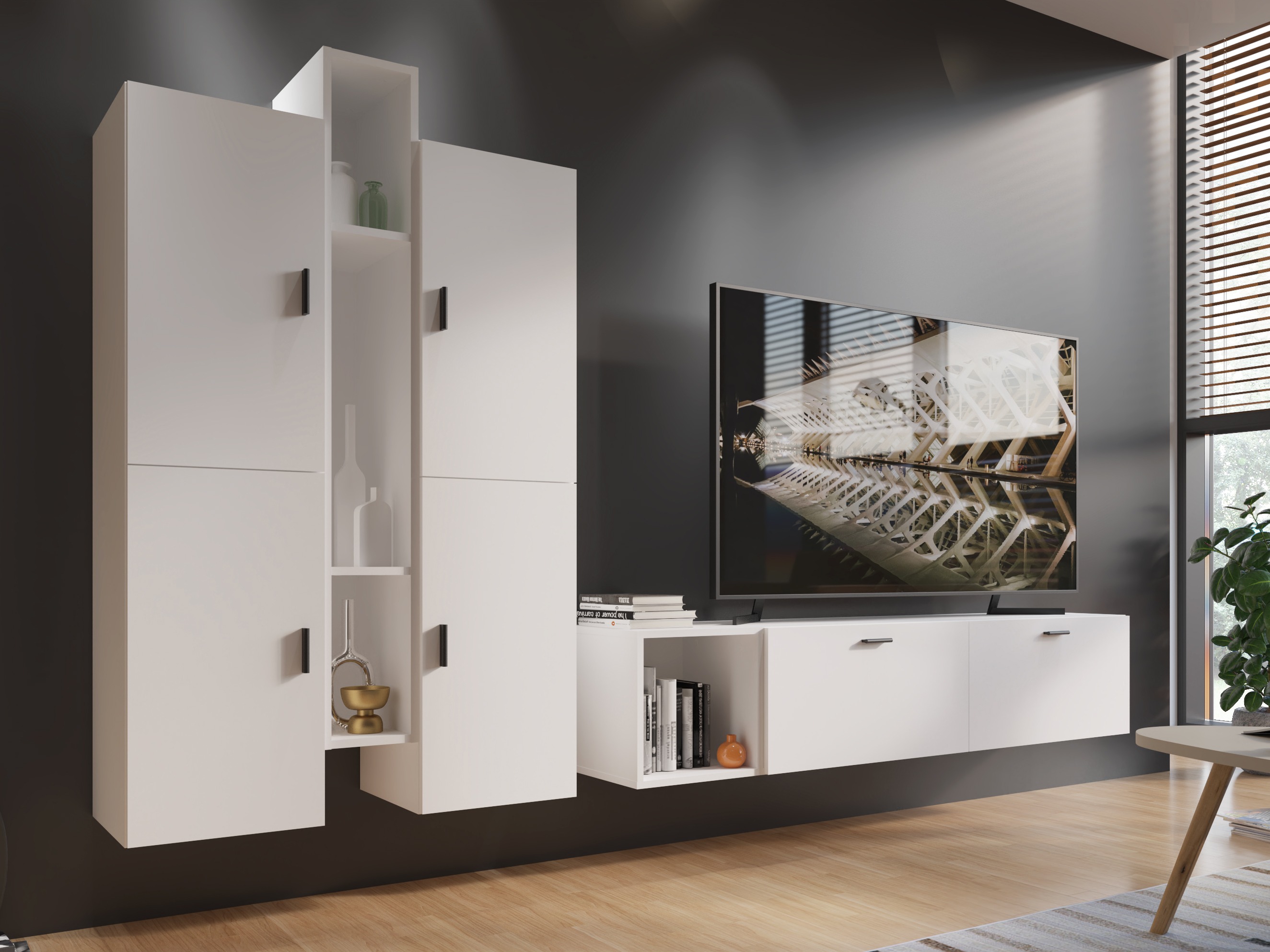 Настенная полка Virnolu 101 (Белый)