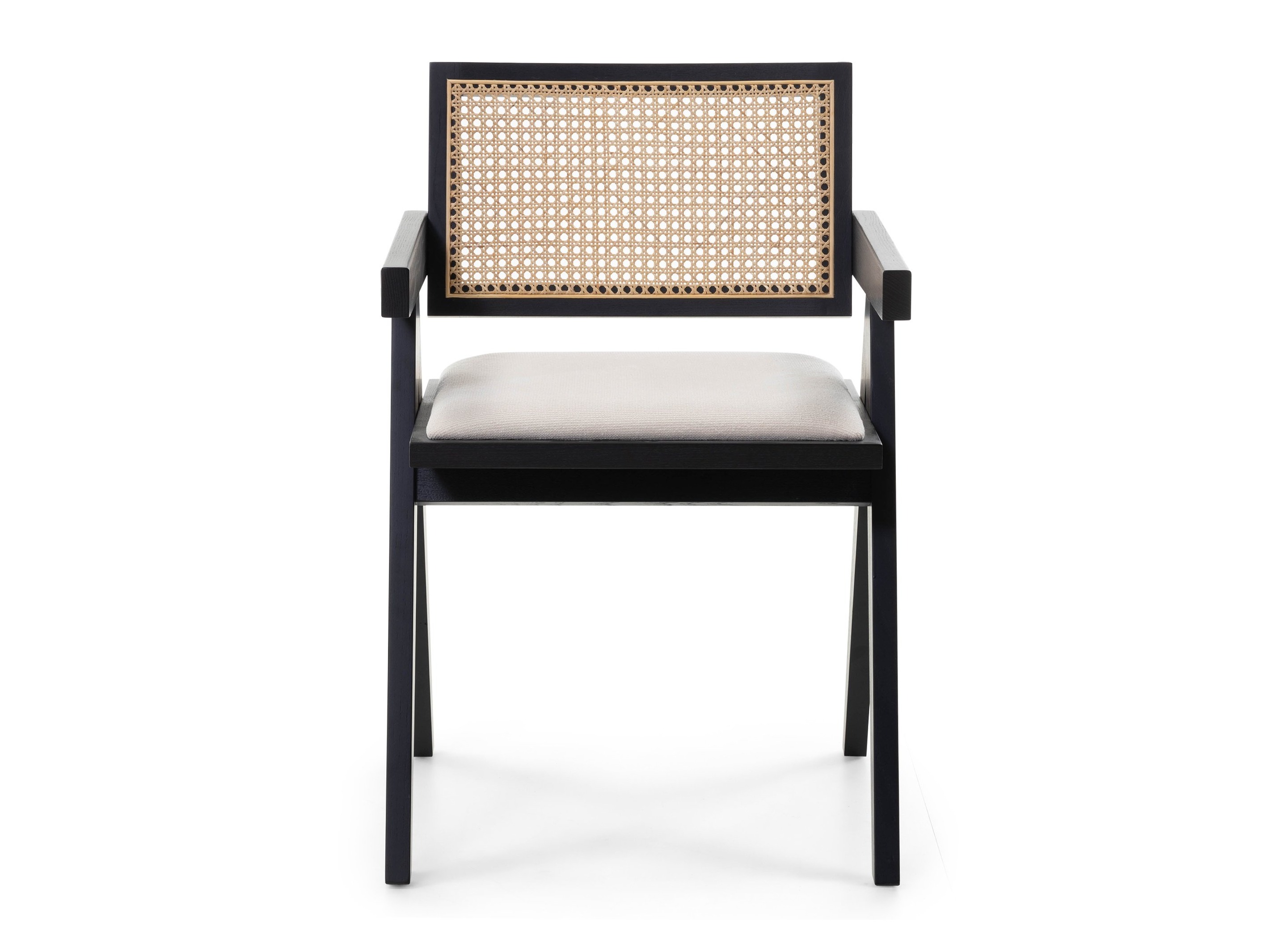 Krēsls Burleson 348 (Melns + Gaiši bēšs)