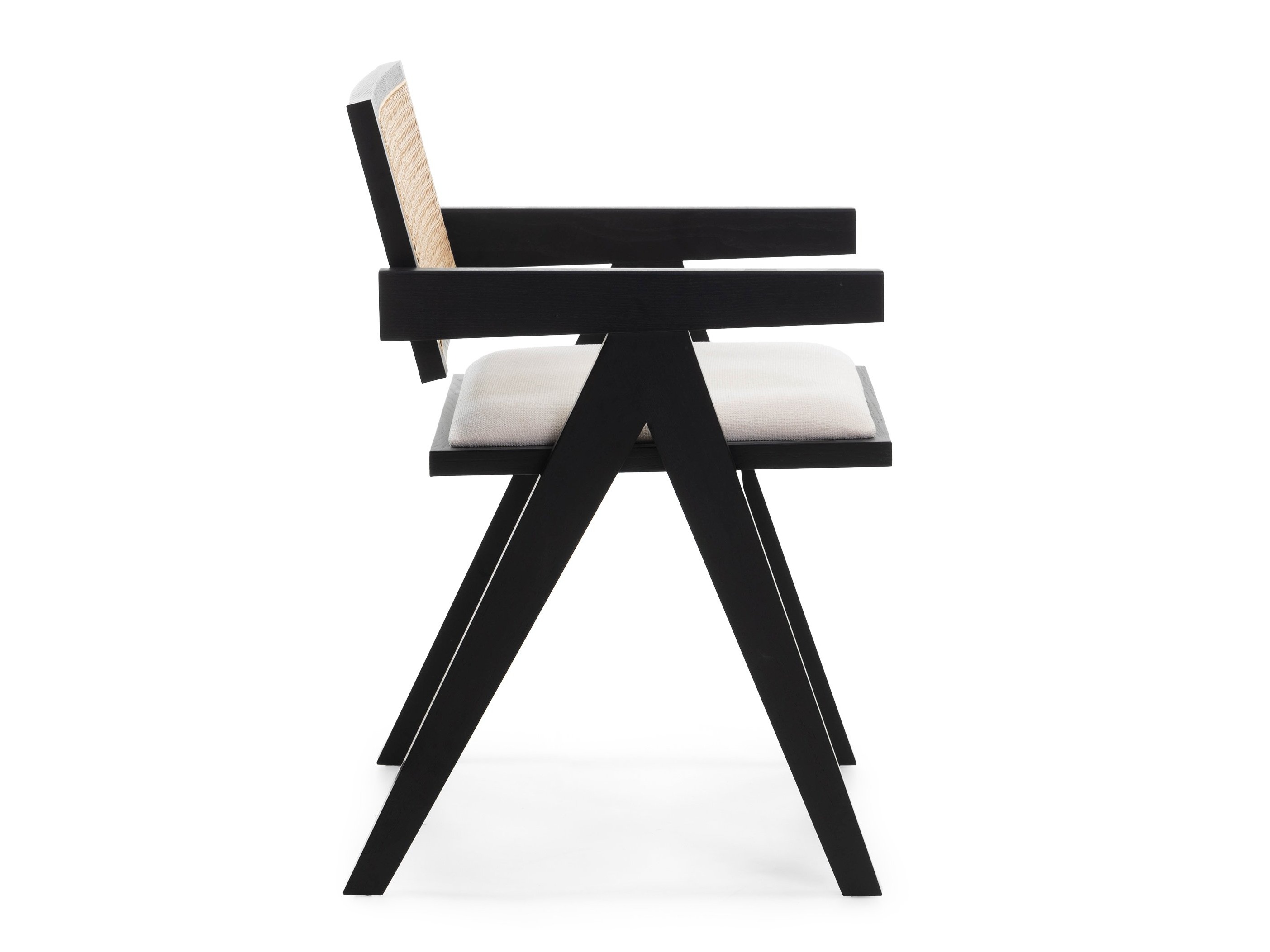 Krēsls Burleson 348 (Melns + Gaiši bēšs)