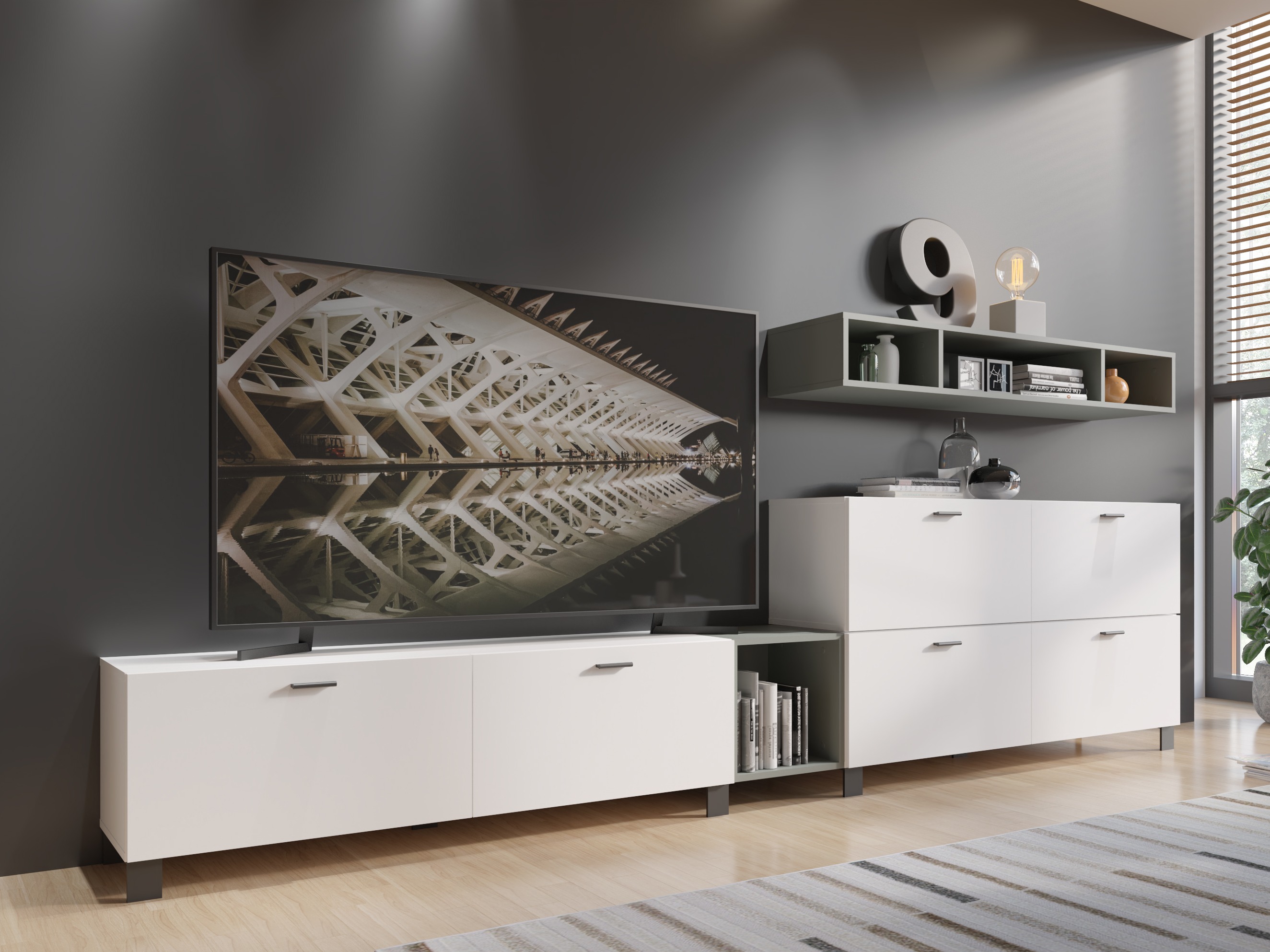 Набор для гостиной Virnolu 109 (Белый + Зелёный)