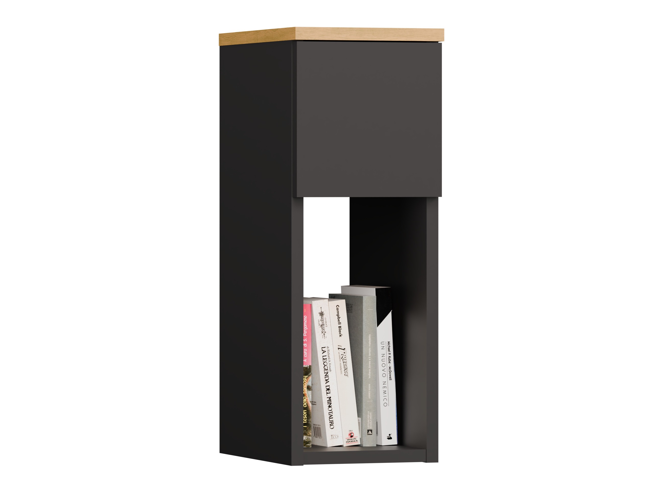 Naktsgaldiņš Mandeville 304 (Antracīts + Artisan ozols)