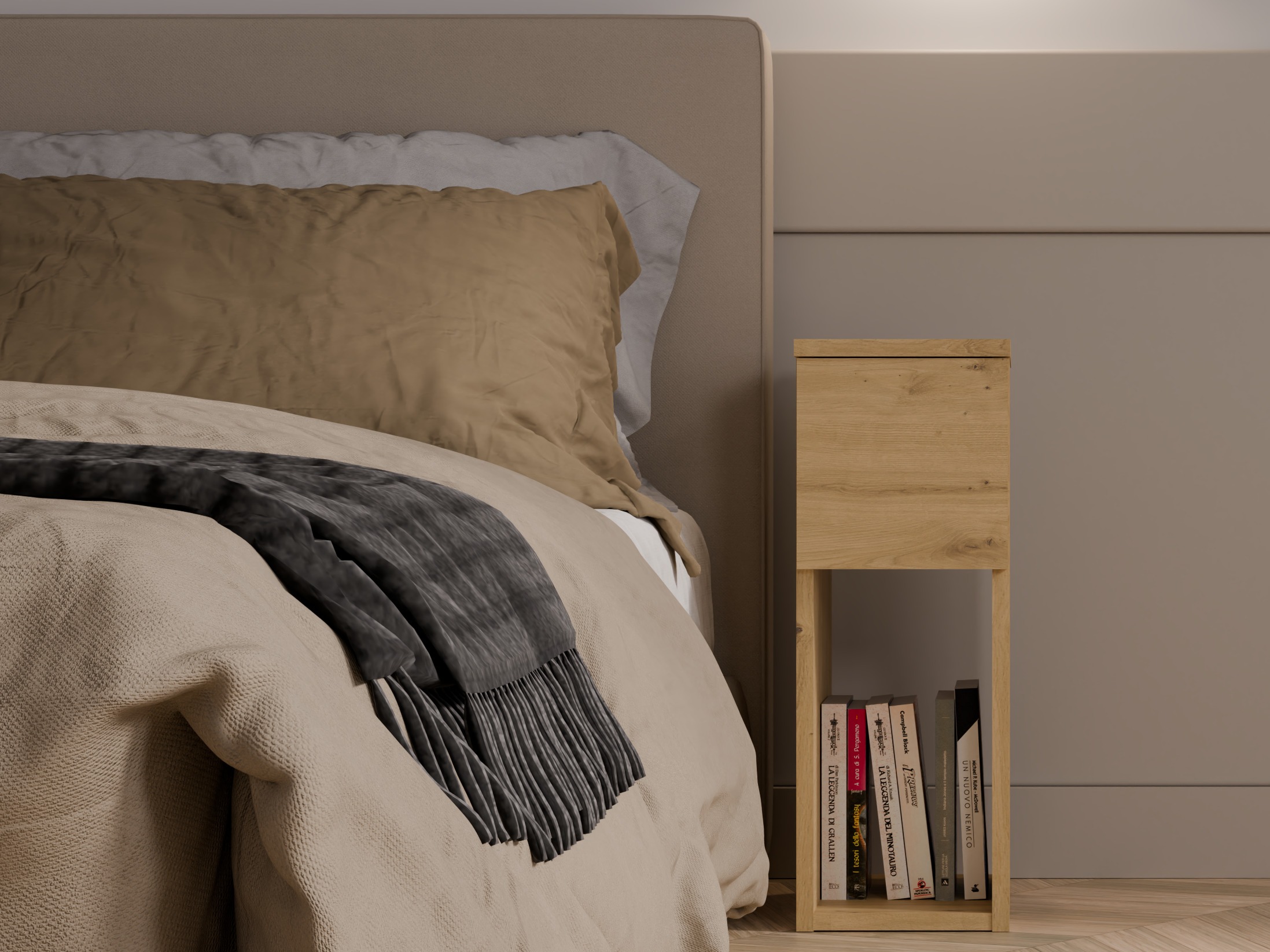 Прикроватная тумбочка Mandeville 304 (Artisan дуб)