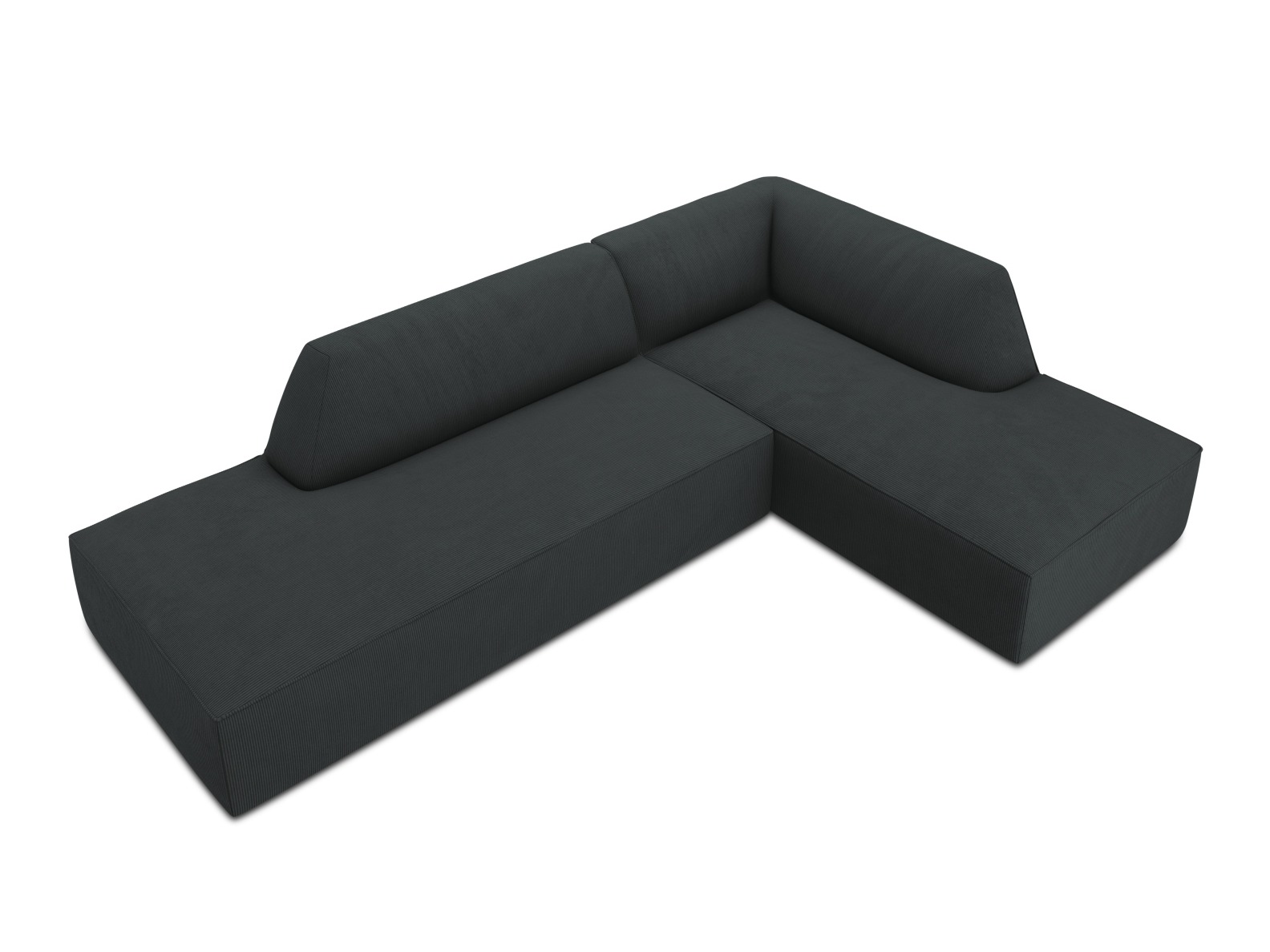 Stūra dīvāns Vermaru 104 (Scala Melns)