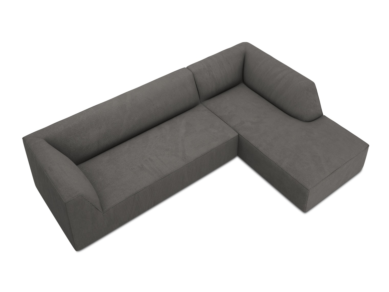 Stūra dīvāns Vermaru 105 (Scala Antracīts)