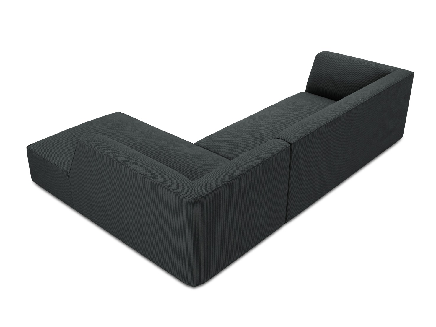 Stūra dīvāns Vermaru 105 (Scala Melns)