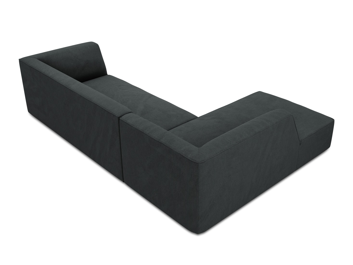 Stūra dīvāns Vermaru 105 (Scala Melns)