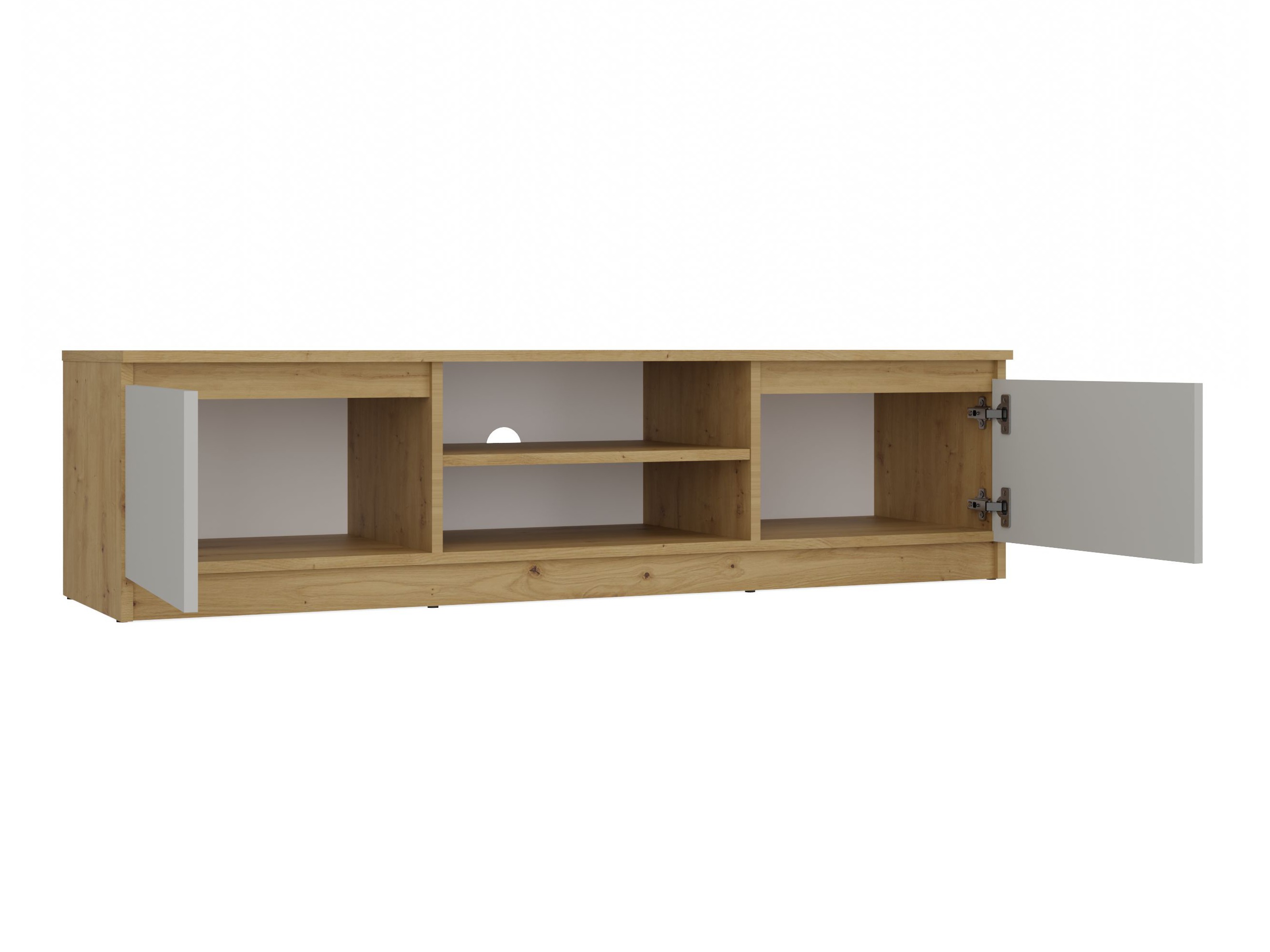 ТВ тумба Elbvelu 125 (Artisan дуб + Кашемир)