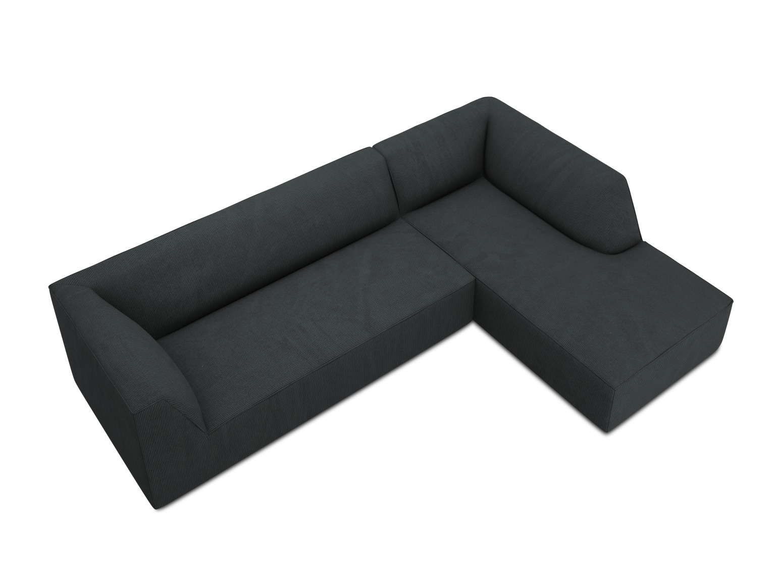 Угловой диван Vermaru 105 (Scala Чёрный)