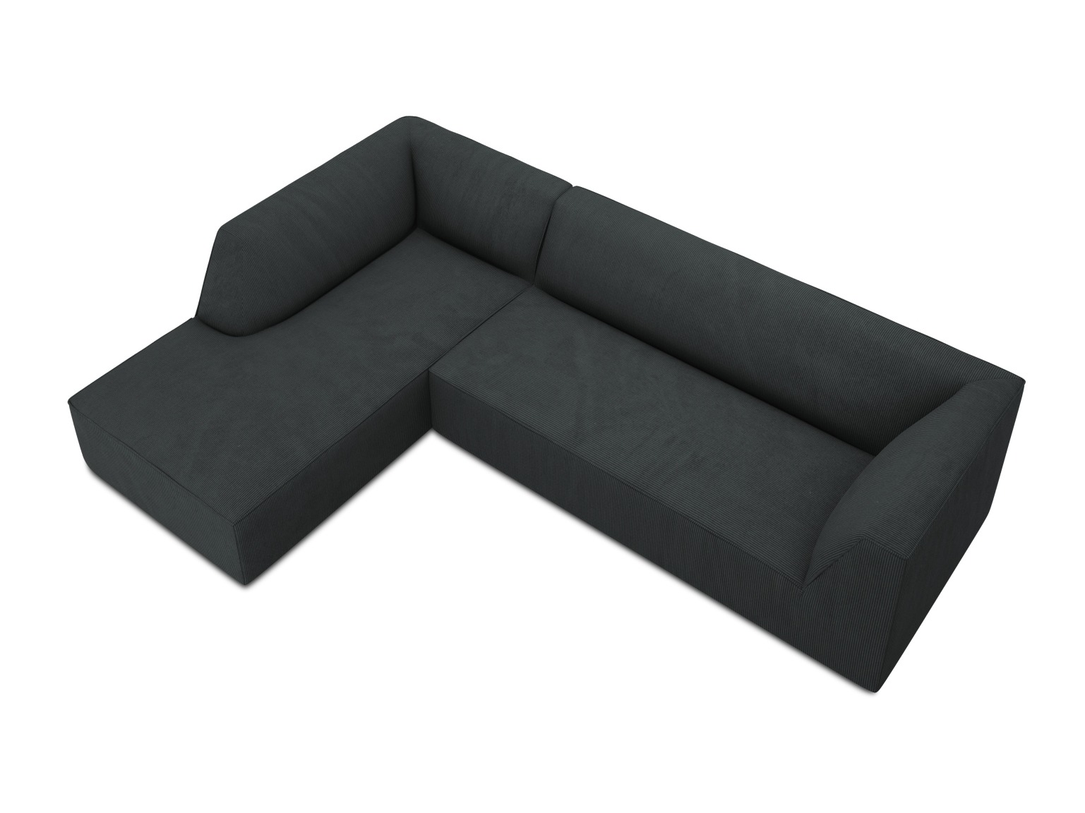 Угловой диван Vermaru 105 (Scala Чёрный)