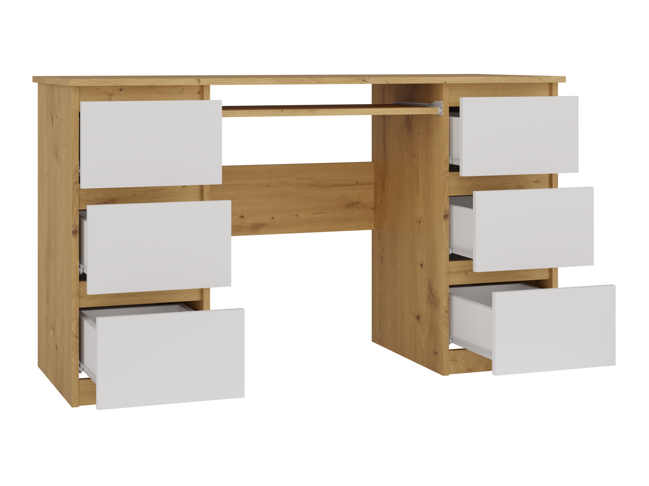 Письменный cтол Mandeville 178 (Artisan дуб + Белый)