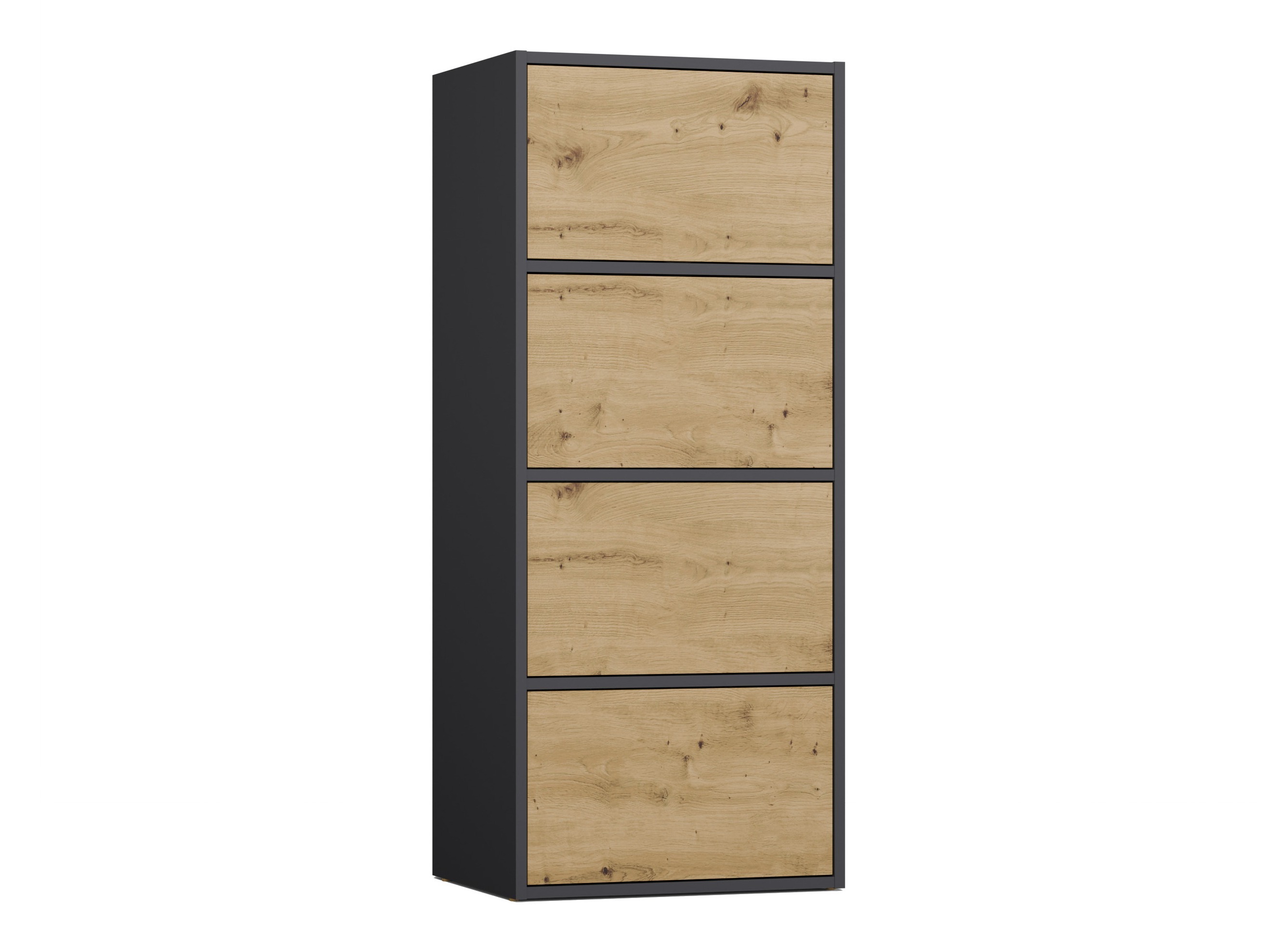 Шкафчик Mandeville 298 (Антрацит + Artisan дуб)