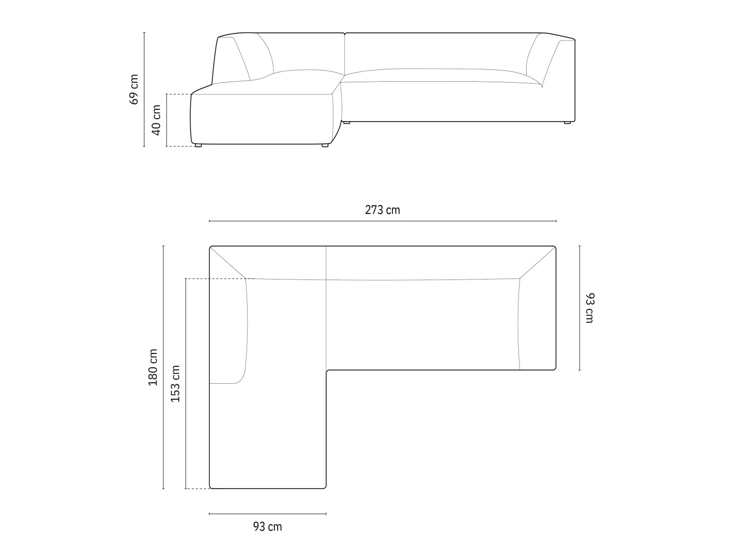 Stūra dīvāns Vermaru 105 (Scala Mostaza)