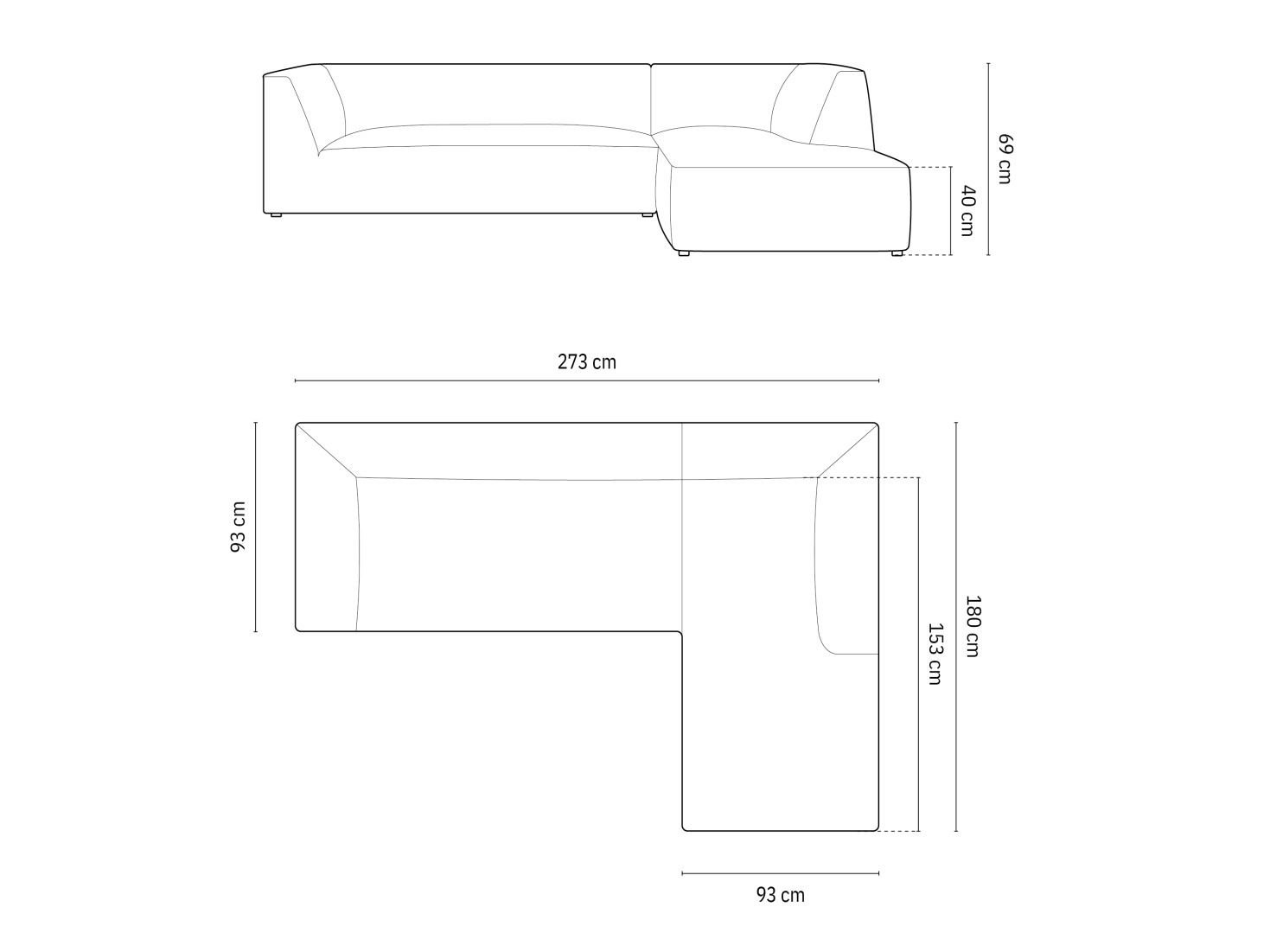 Stūra dīvāns Vermaru 105 (Scala Ocean)