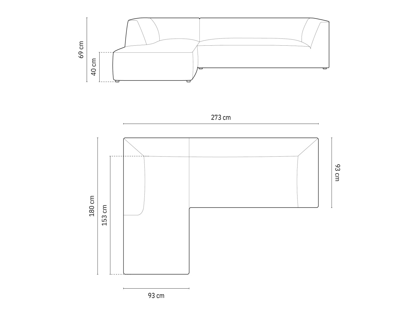 Stūra dīvāns Vermaru 105 (Scala Ocean)