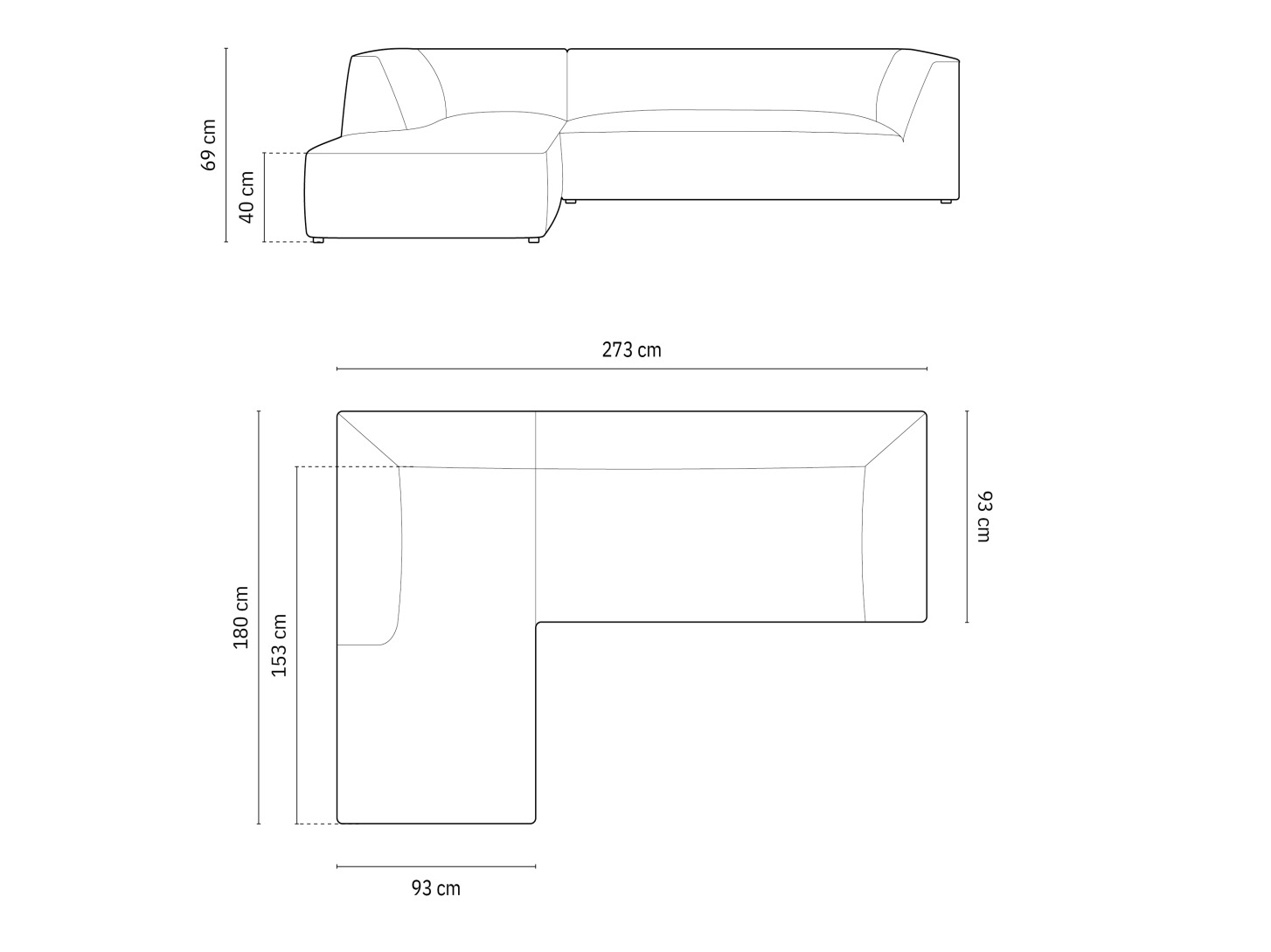 Угловой диван Vermaru 105 (Salvador 10)