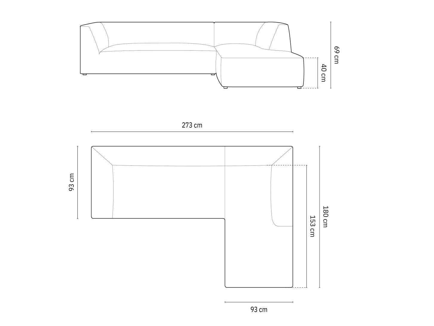 Угловой диван Vermaru 105 (Salvador 17)