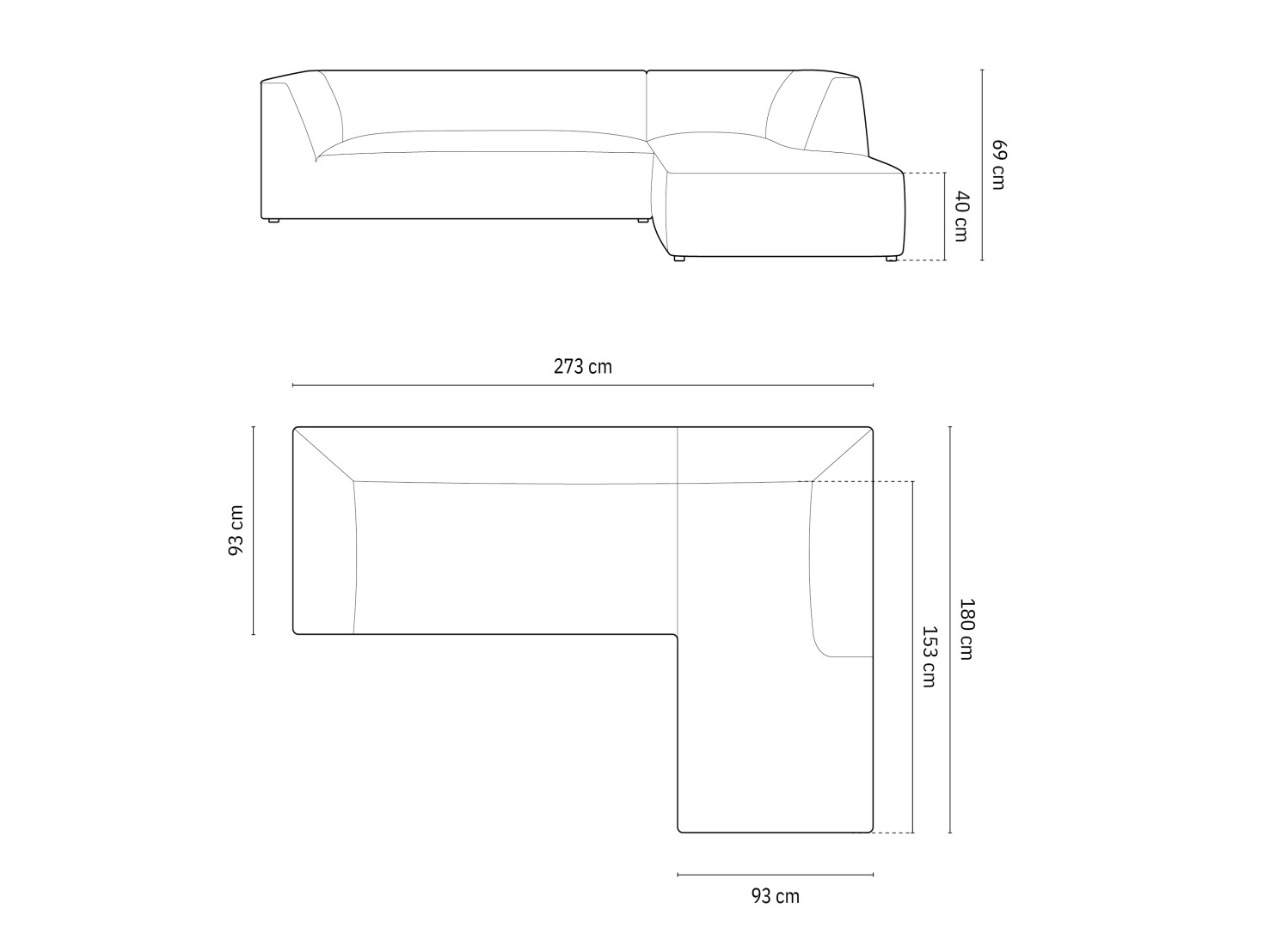 Угловой диван Vermaru 105 (Scala Forest)