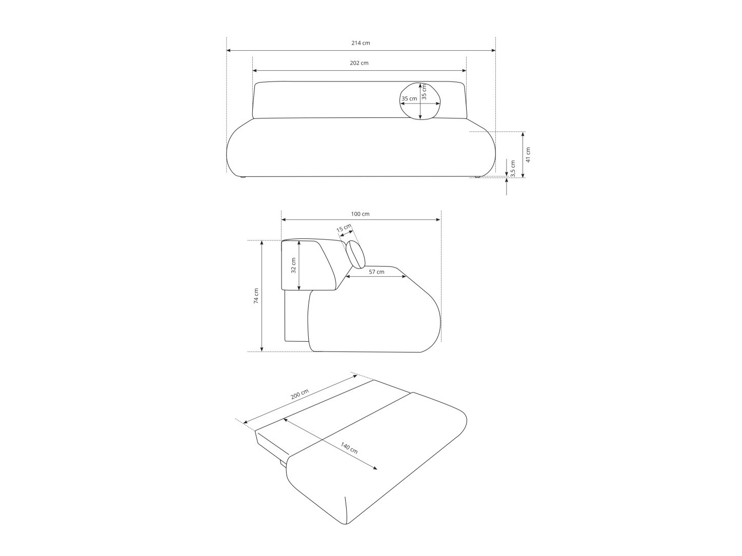 Диван-кровать Kingston 182 (Puente 94)