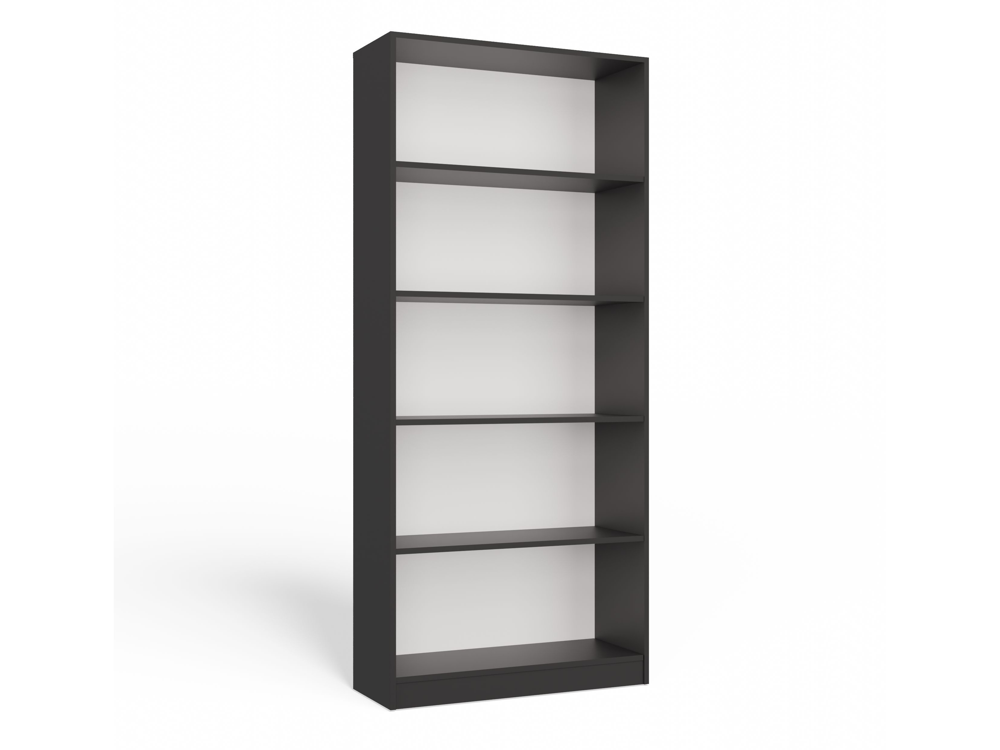 Стеллаж Mandeville 253 (Антрацит + Белый)