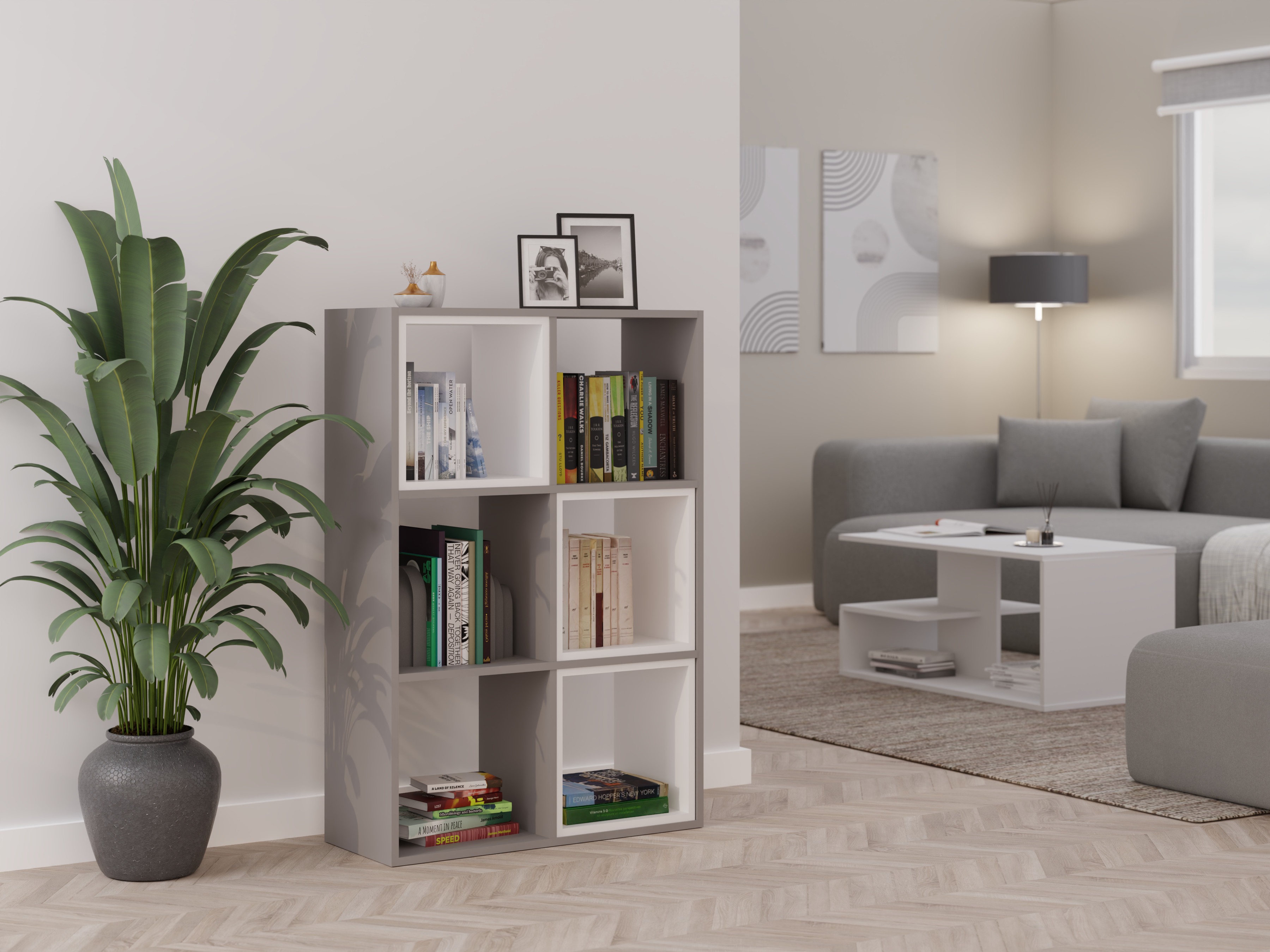 Стеллаж Mandeville 287 (Серый)