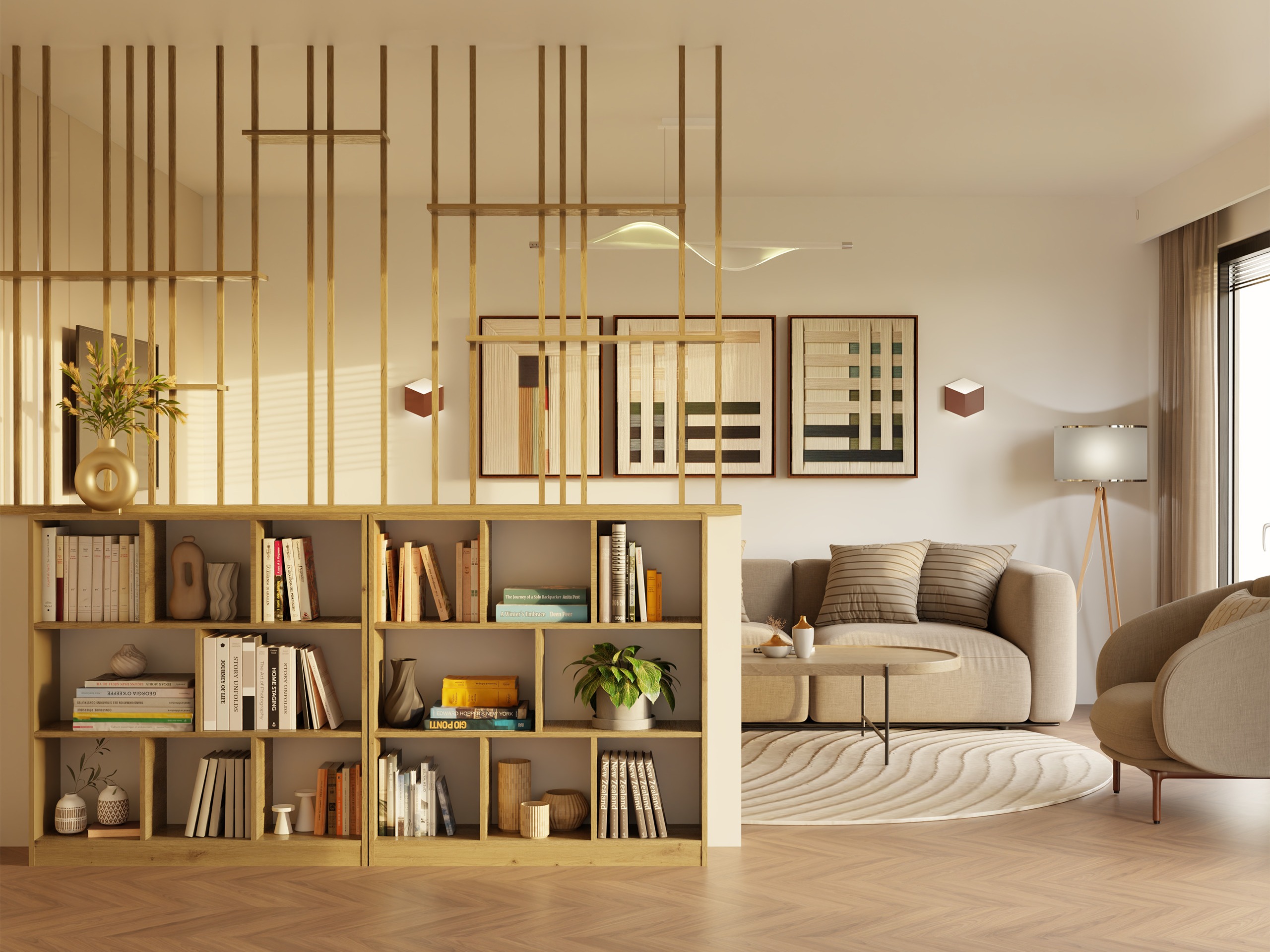 Стеллаж Mandeville 307 (Artisan дуб)