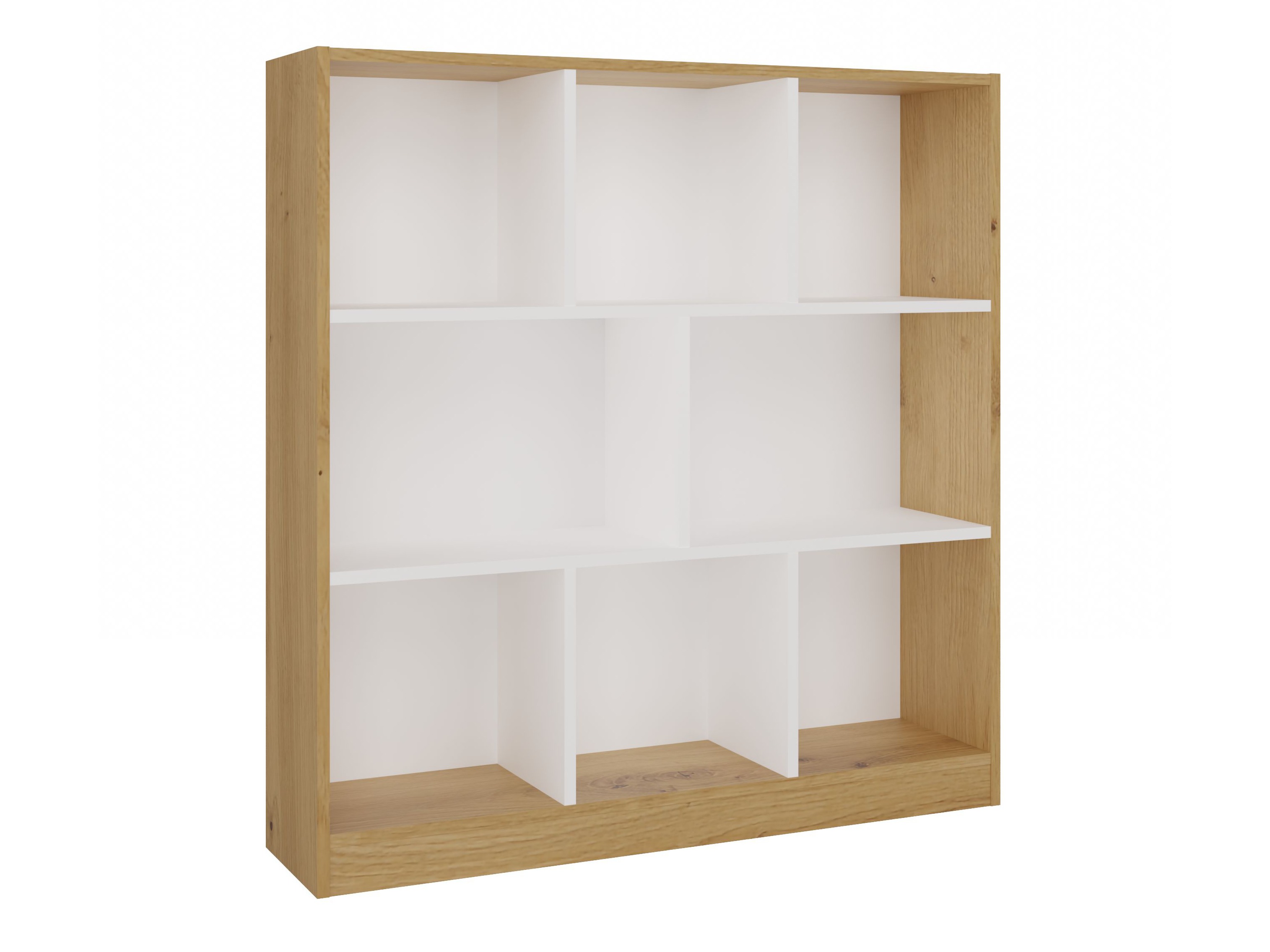 Стеллаж Mandeville 307 (Белый + Artisan дуб)