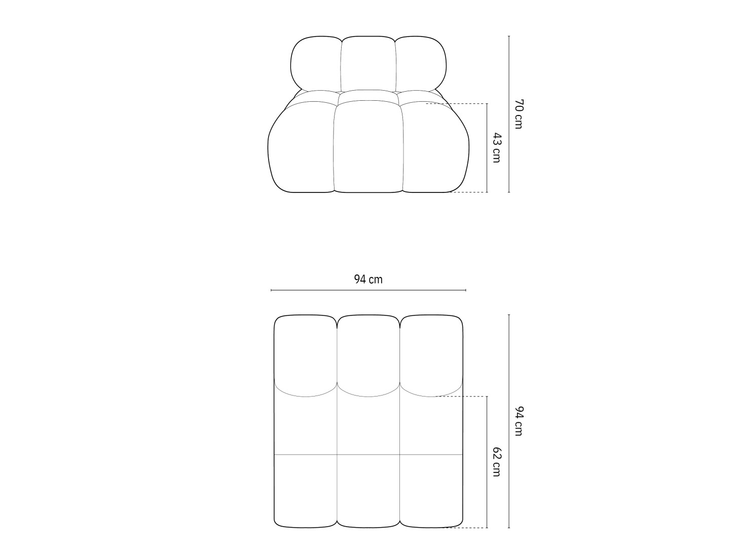 Кресло Caltenu 101 (Riviera 26)