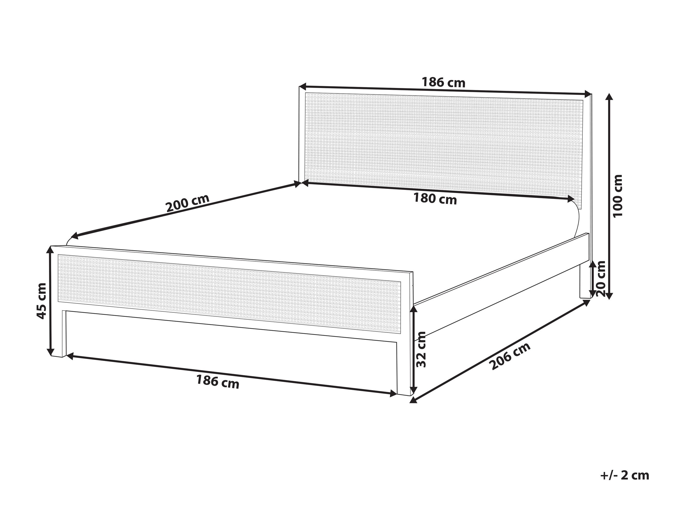 Кровать Berwyn 2751 (Чёрный)