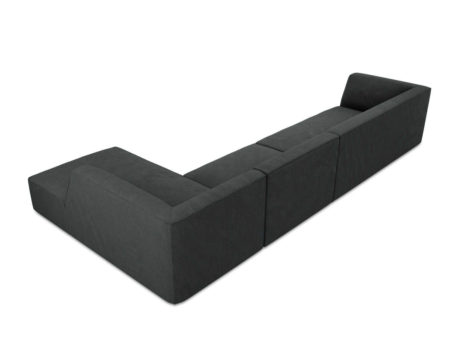 Stūra dīvāns Vermaru 107 (Scala Melns)