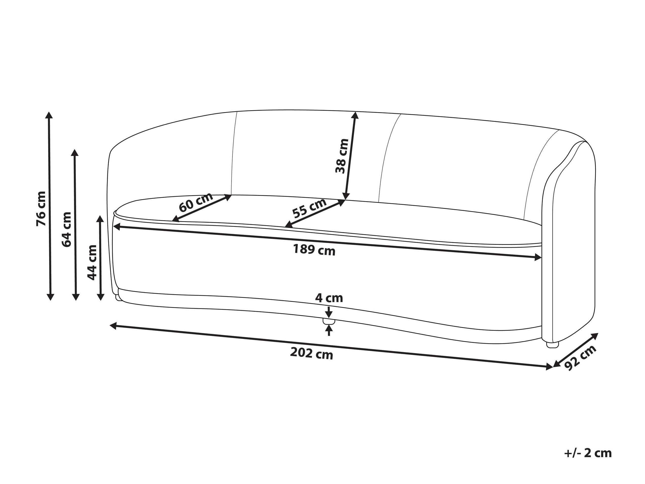 Dīvāns Berwyn 2752 (Brūns)