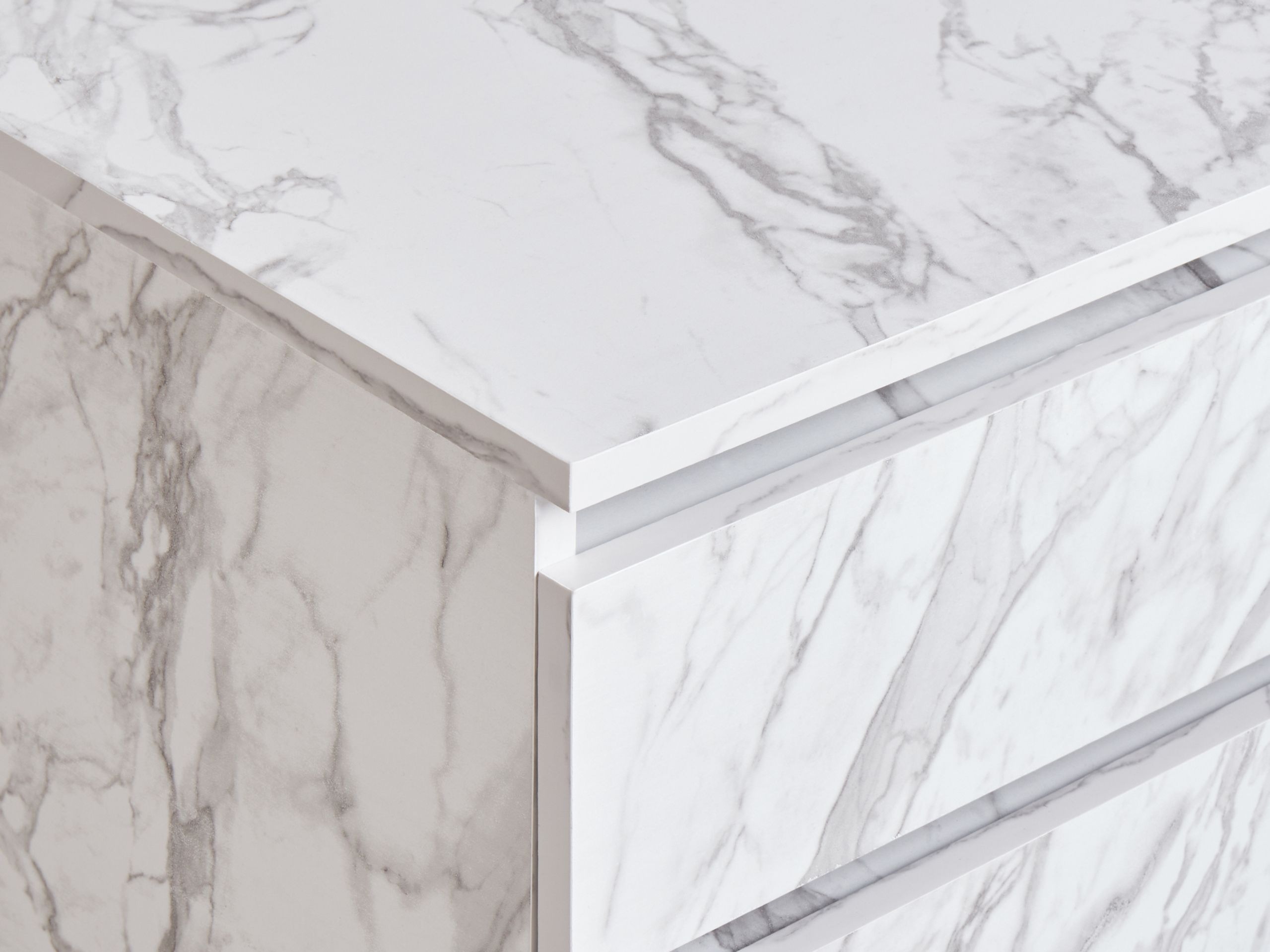 Stāvošs vannas skapītis Berwyn 2755 (Balts marmors)