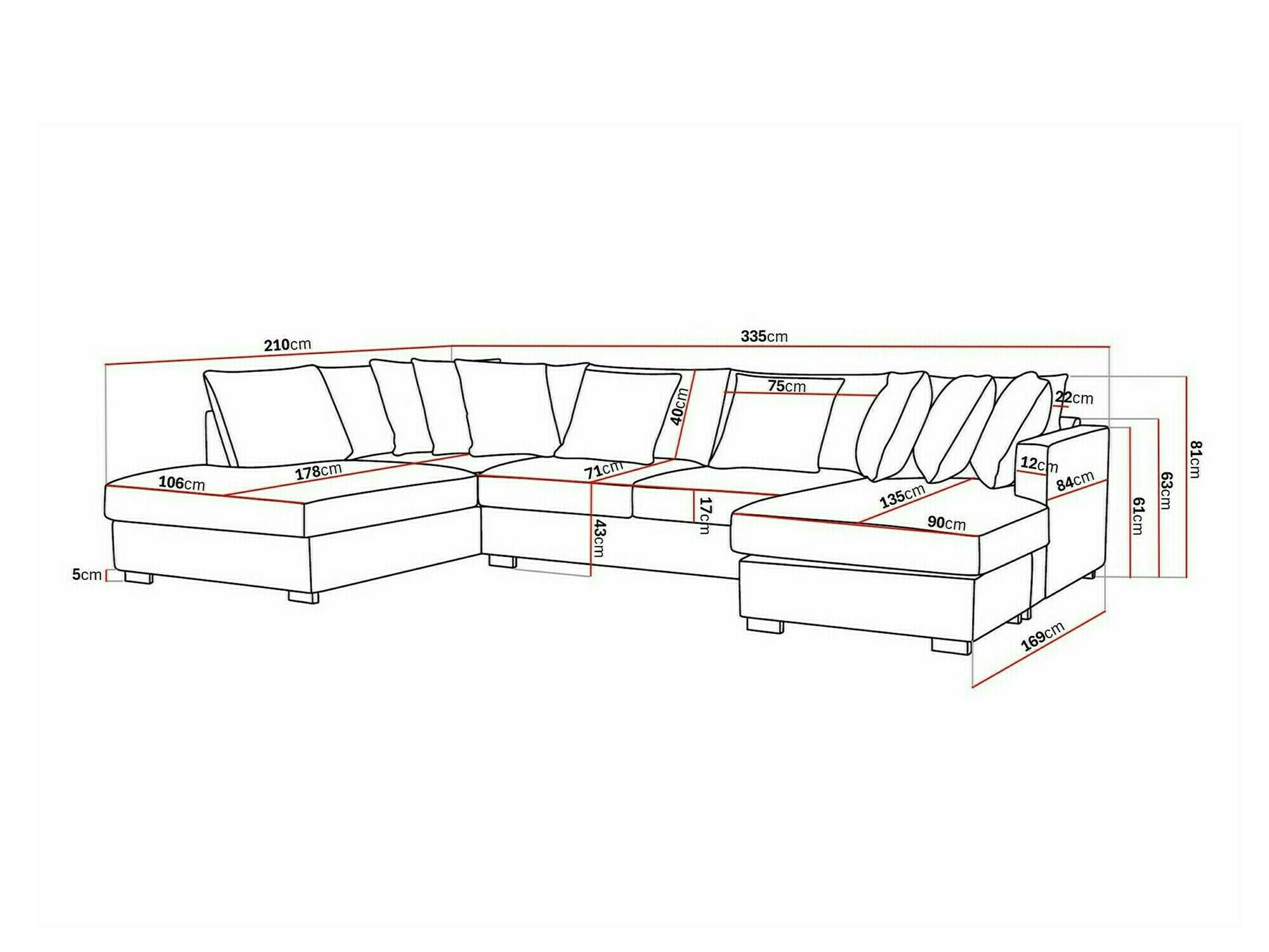 Stūra dīvāns Tivsoe 106 (Fresh 01)