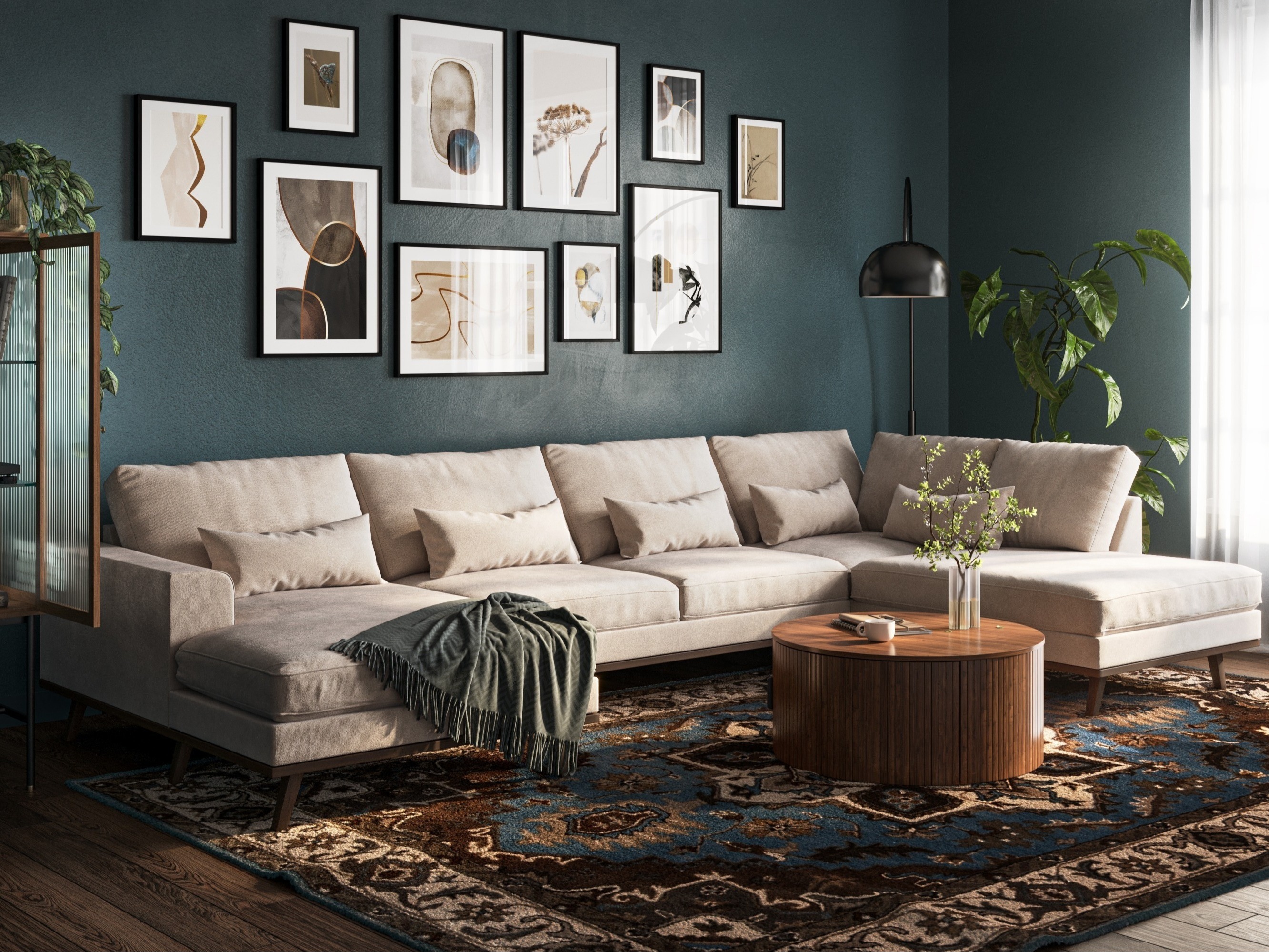 Угловой диван Floromo 101 (Fresh 01)